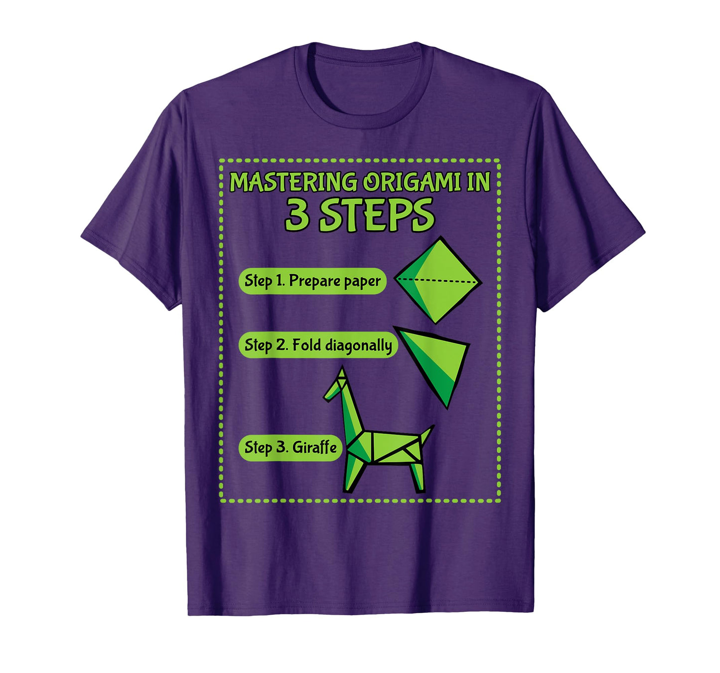 Mastering Origami in 3 Steps Paper Origami Gift T-Shirt