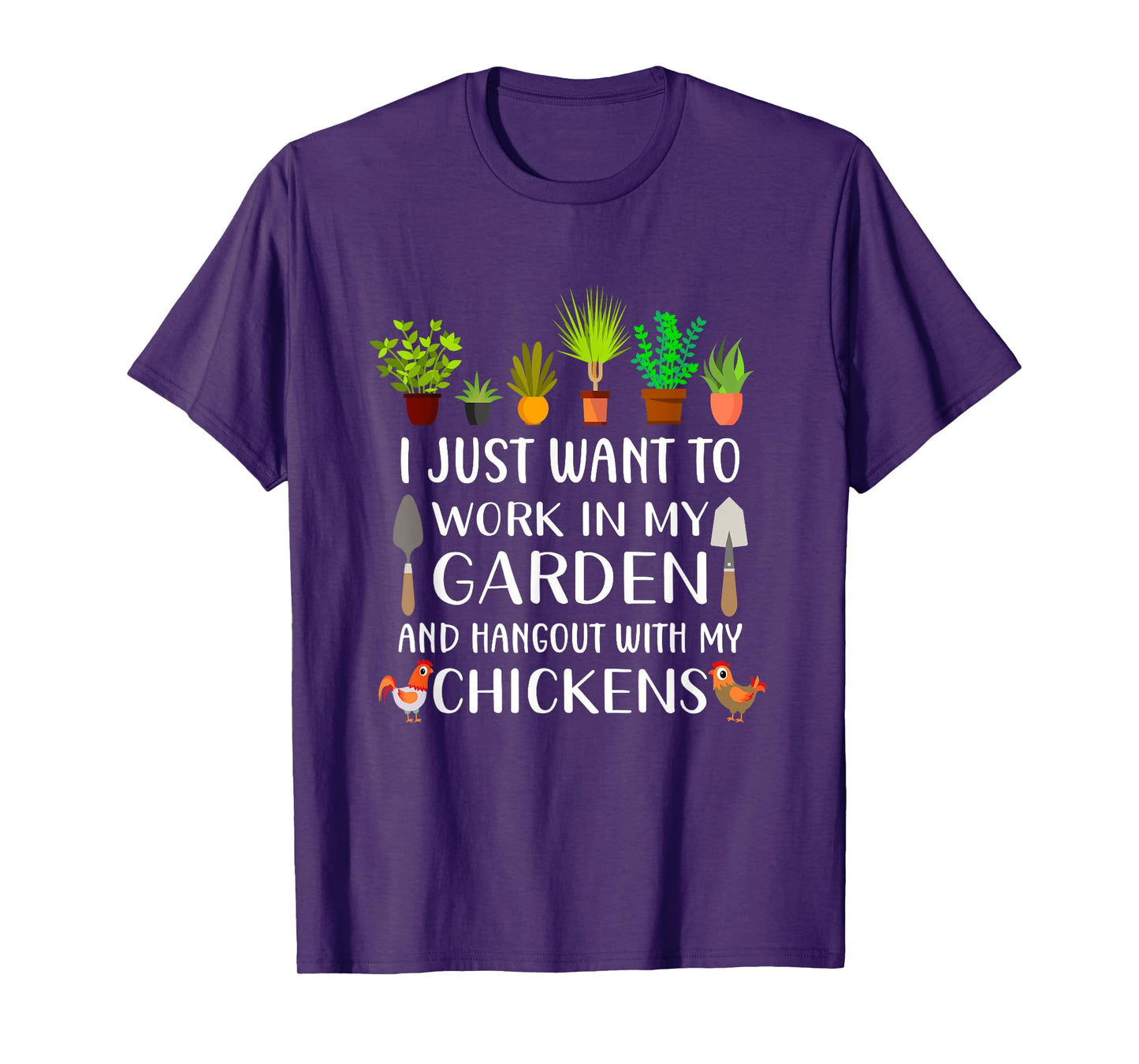Chicken lover funny gardening shirt for men women, Gardener T-Shirt