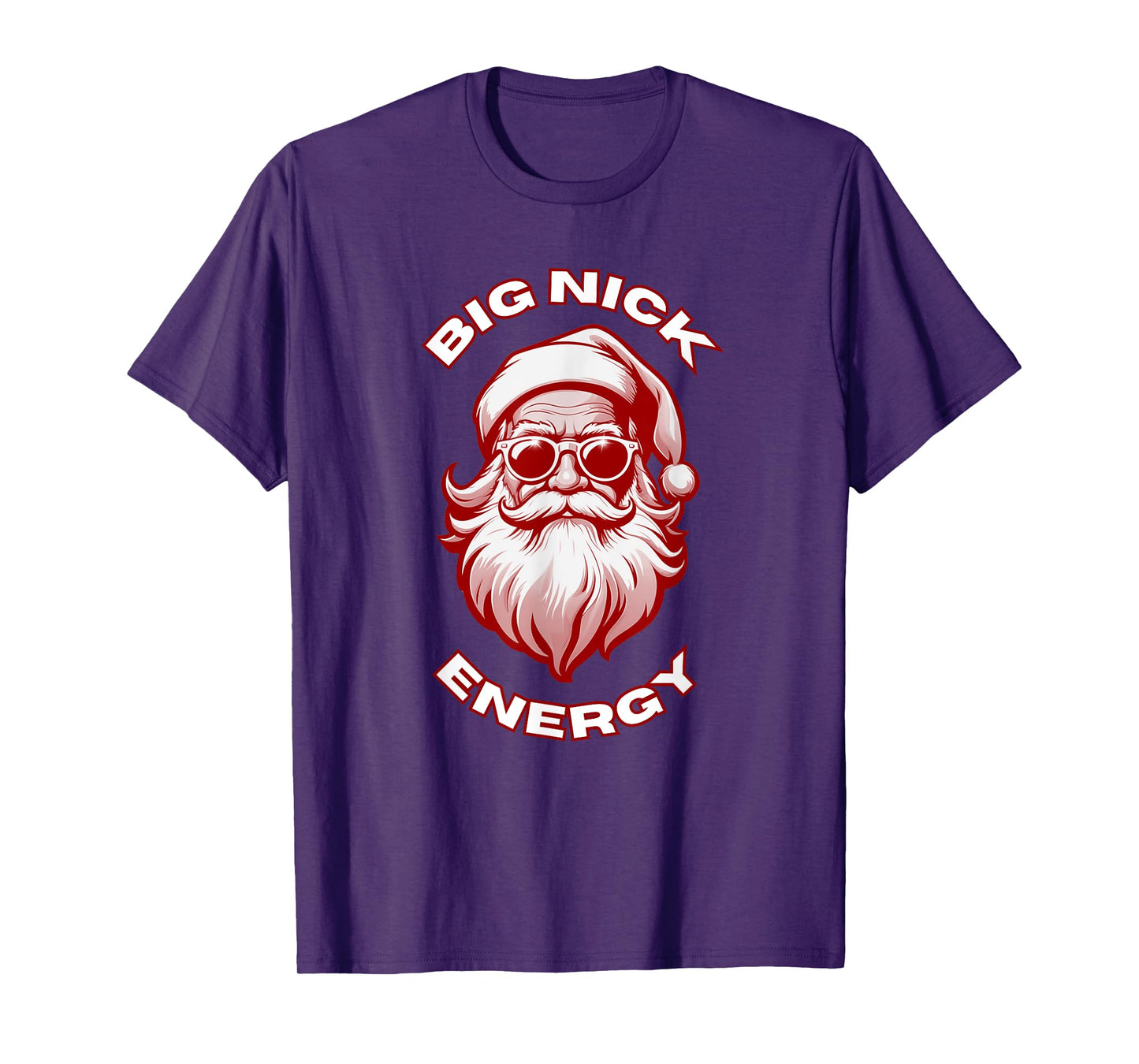 Big Nick Energy Funny Santa Christmas T-Shirt