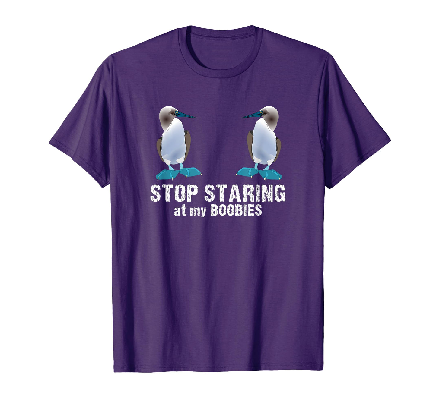 Funny stop along my Boobies for bird lovers T-Shirt