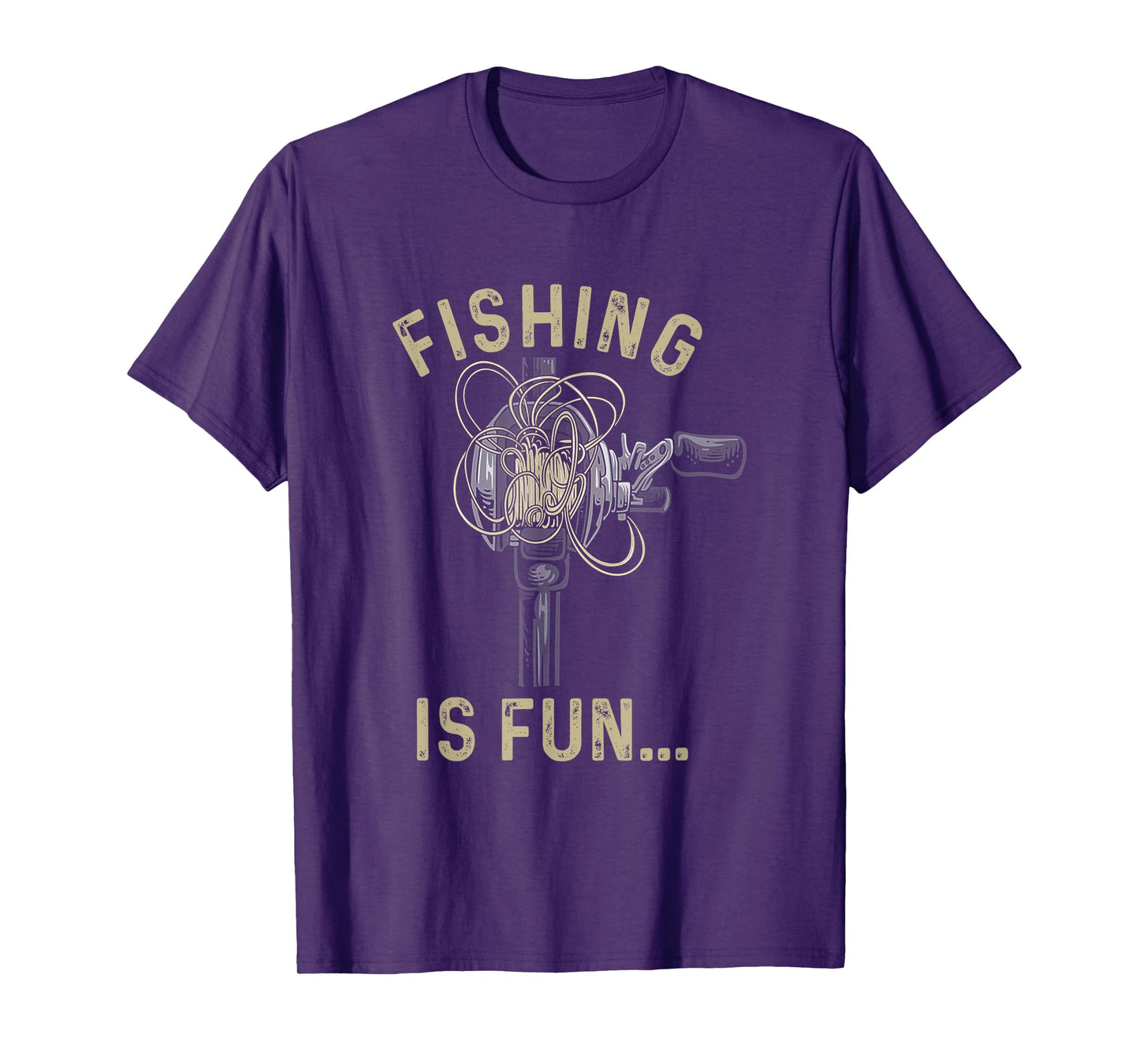 Fishing is fun Bird's Nest Funny T-Shirt