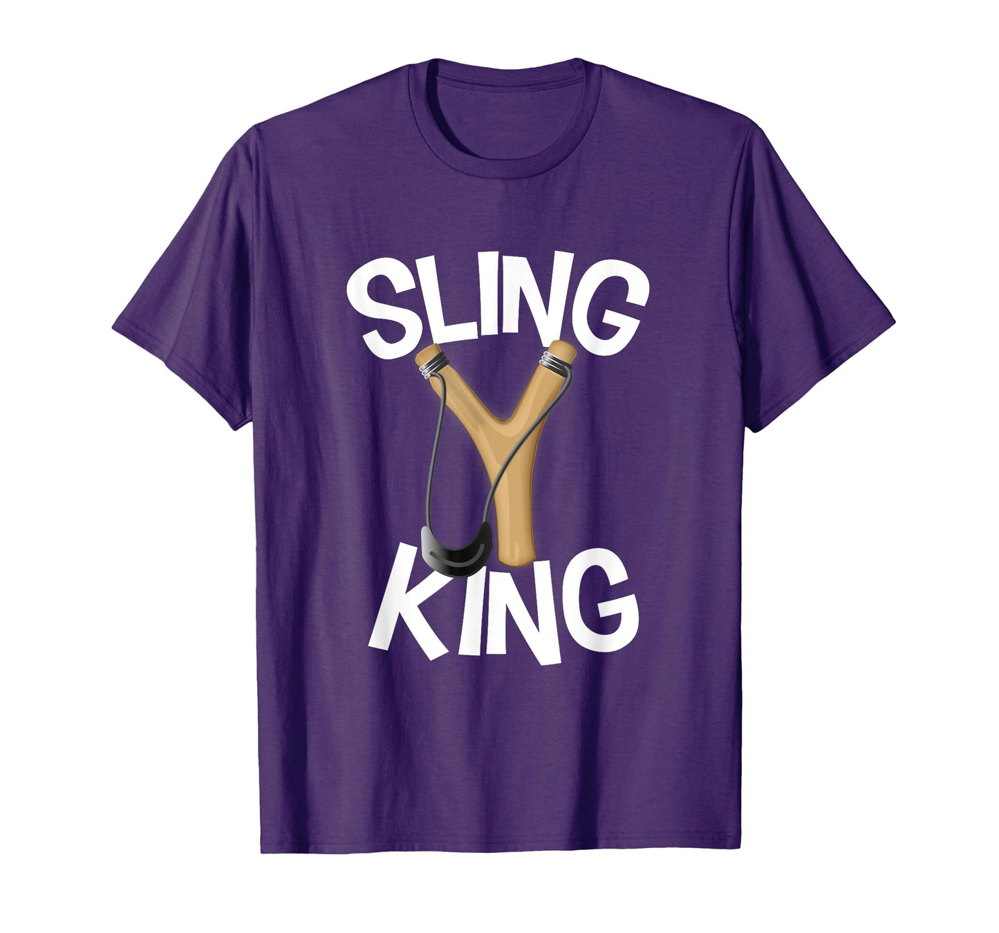Funny Slingshot Humor New Slingshot Toy Kids Sling King T-Shirt
