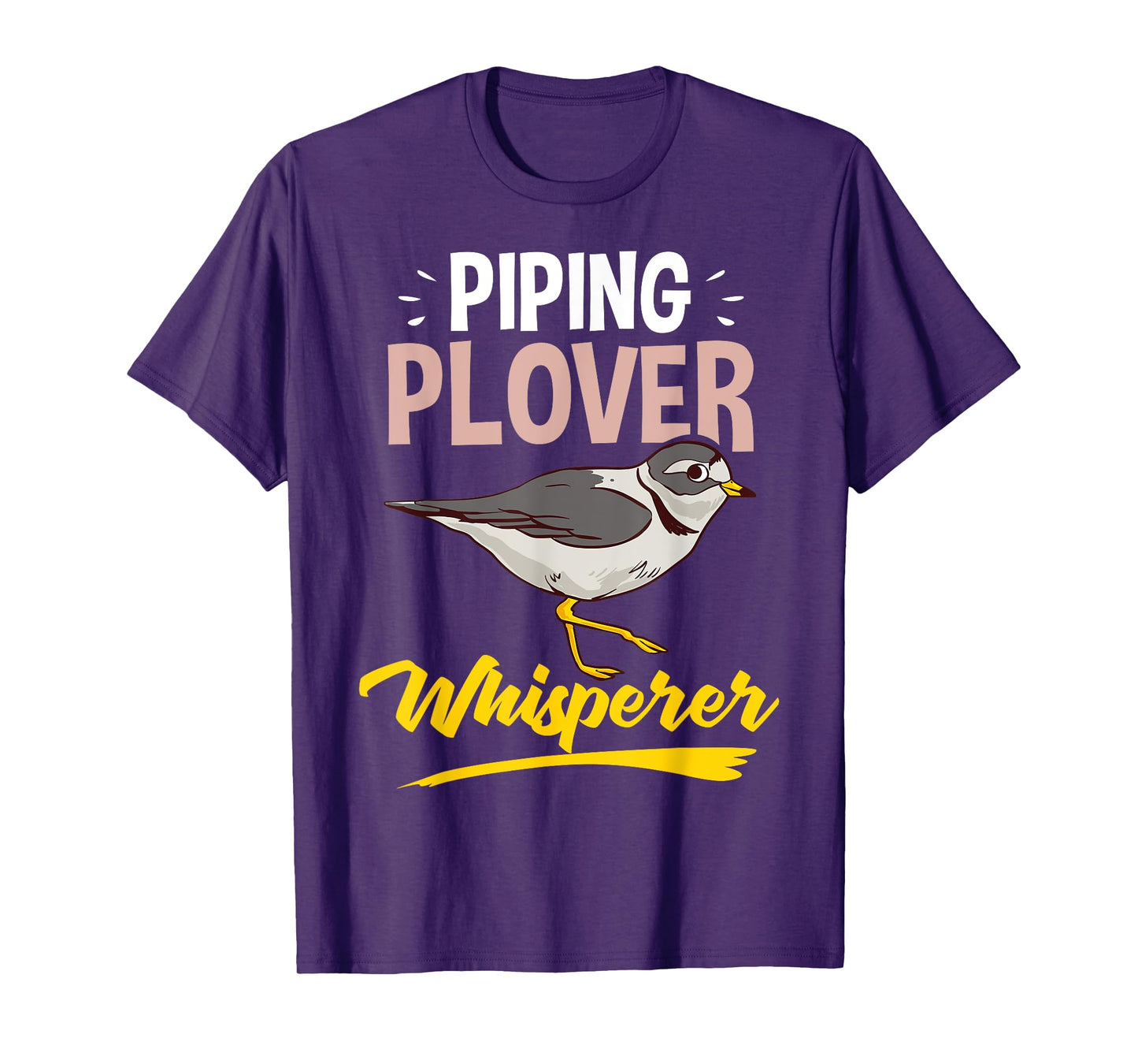 Piping Plover Bird Funny Cute Animal Watching T-Shirt