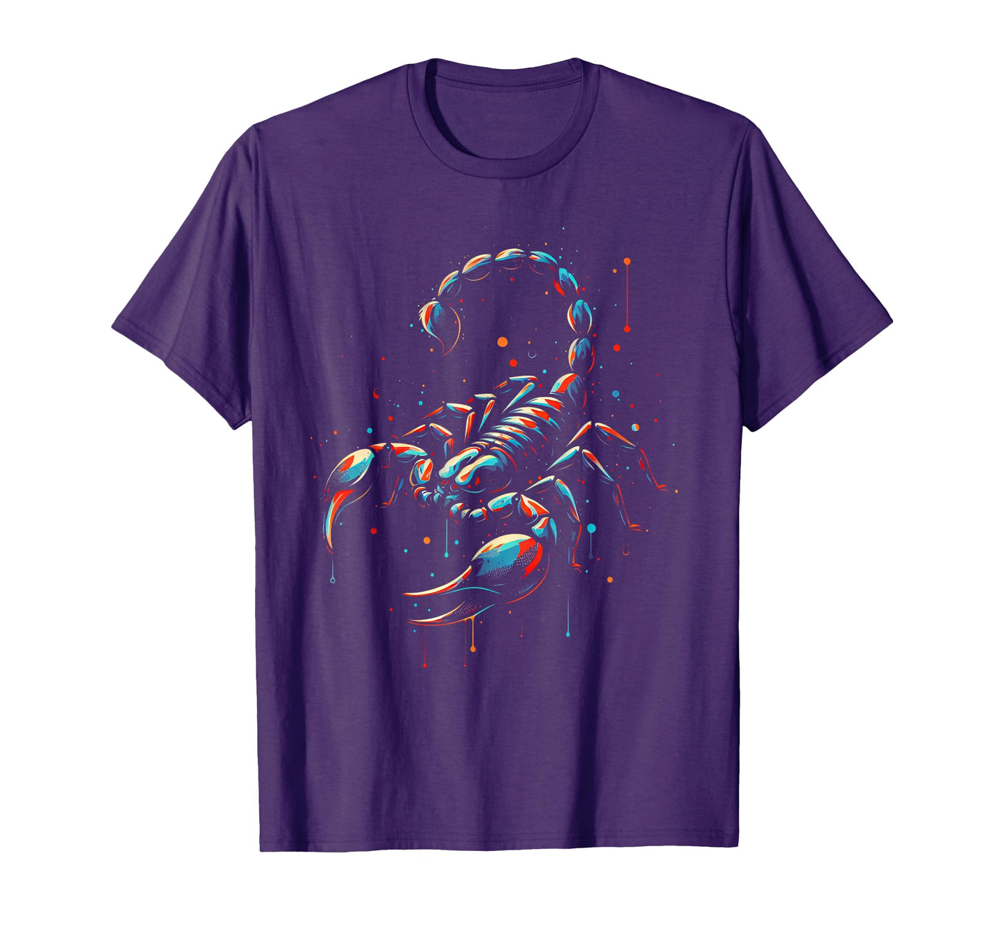 Scorpion Minimalist and Vibrant Style Birthday Christmas T-Shirt