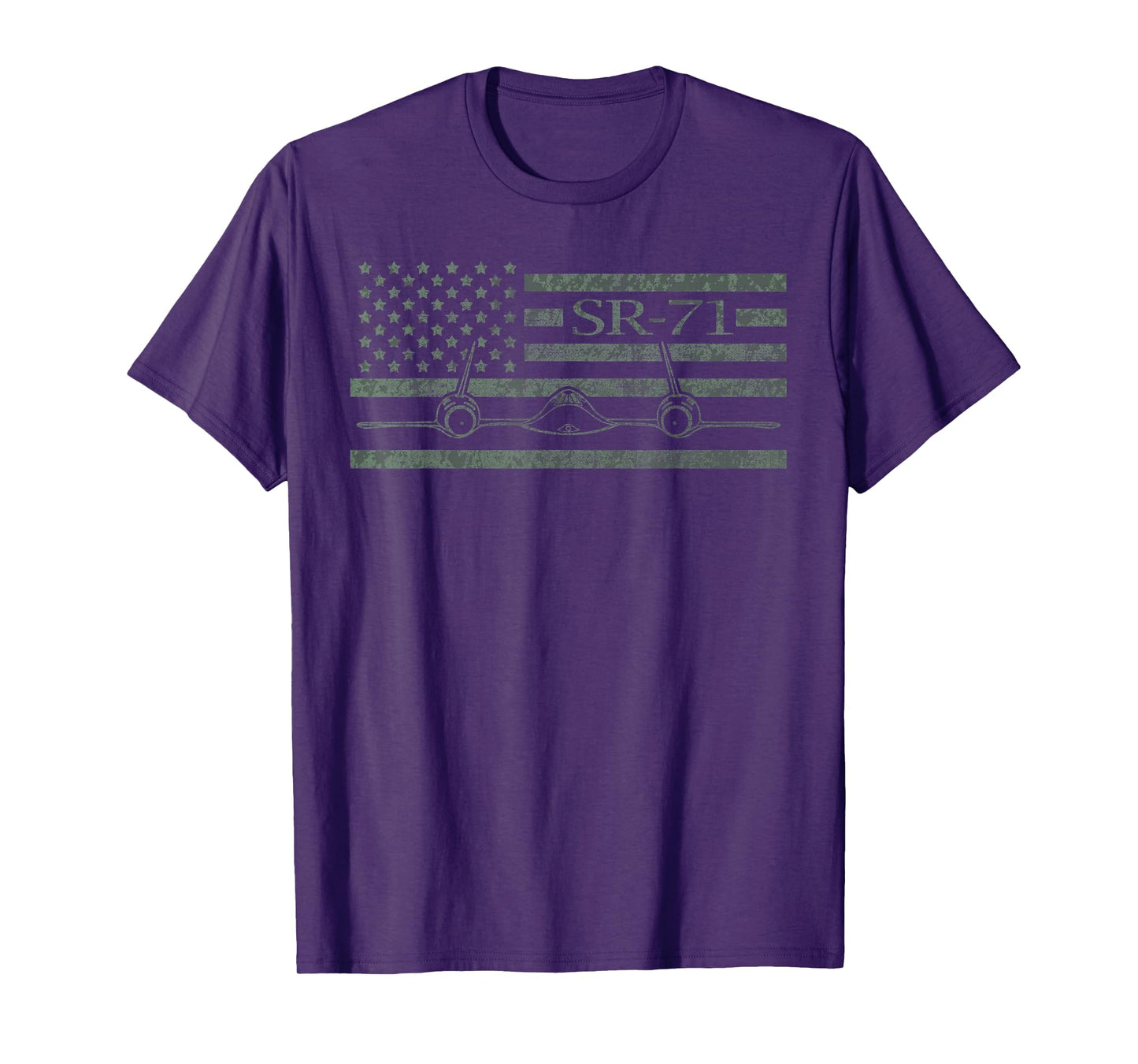 SR-71 Jet US Military Aircraft Black Bird T-Shirt