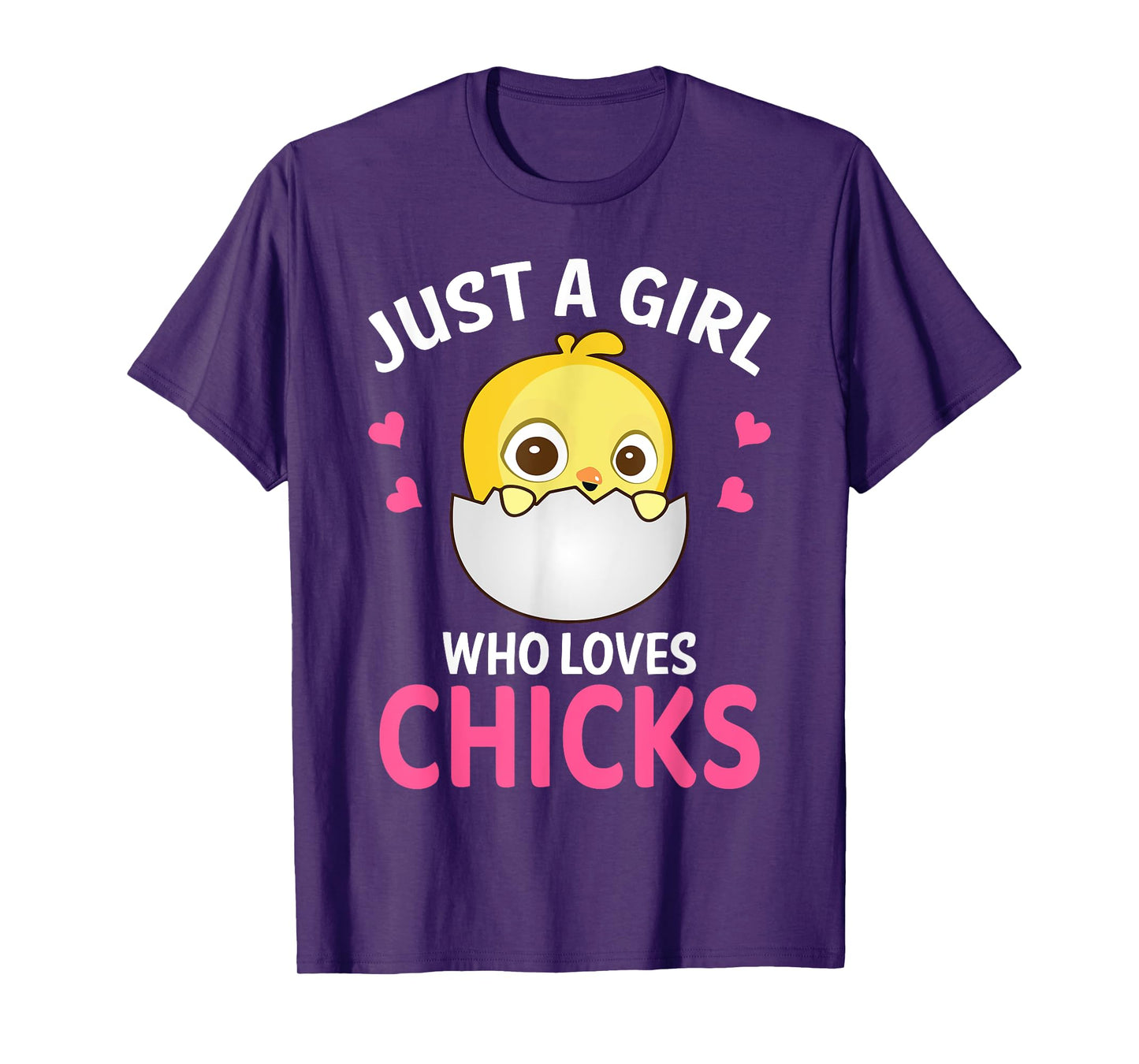Just A Girl Who Loves Chicks I Cute Chicken I Kids Chick T-Shirt