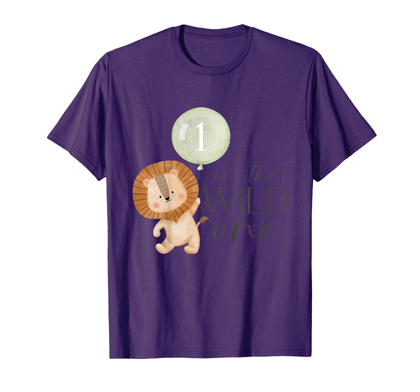 Kids I'm The Wild One Matching Family 1st Birthday Lion Boy Girl T-Shirt