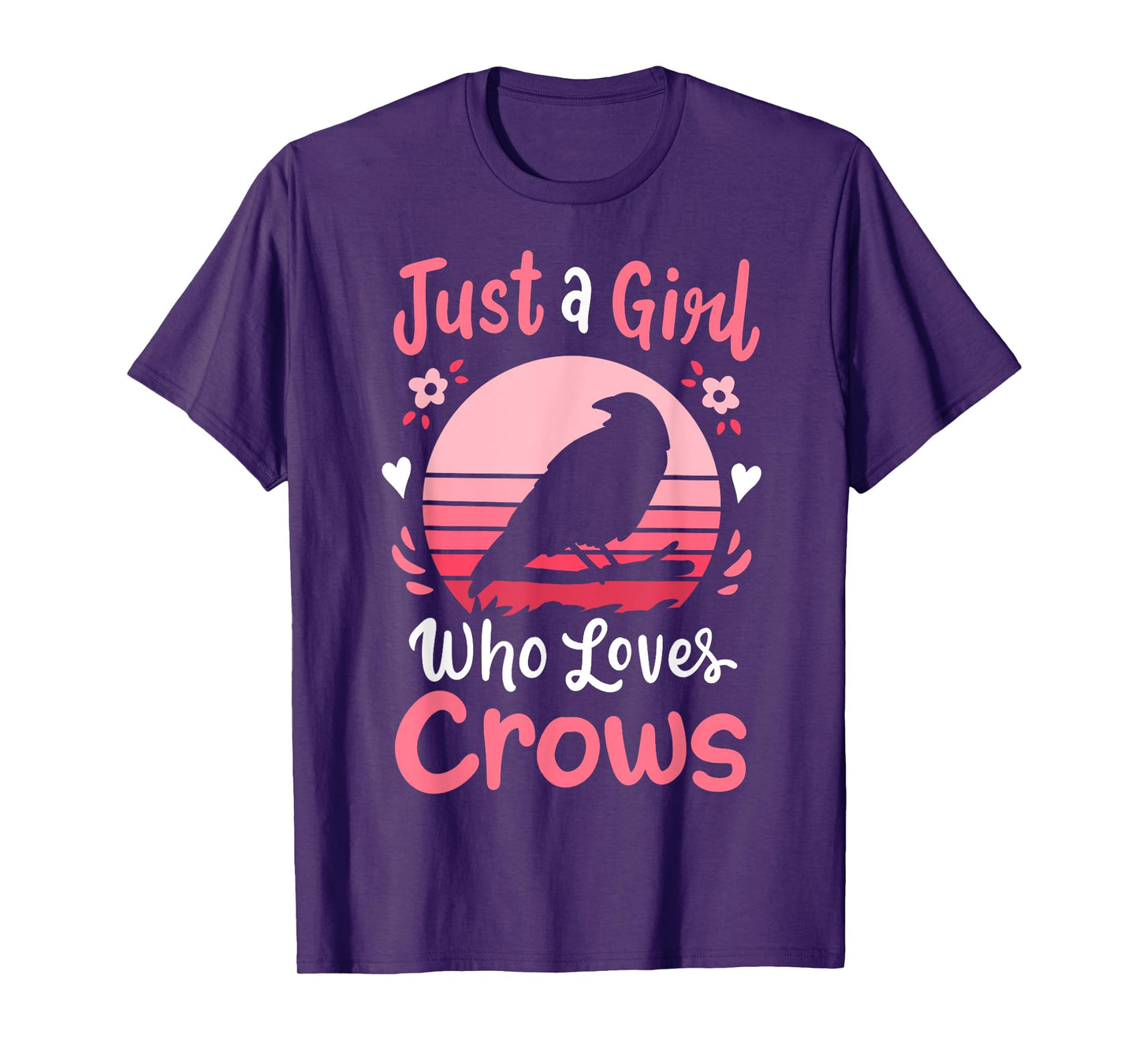Crow Just a Girl Who Loves Crows T-Shirt