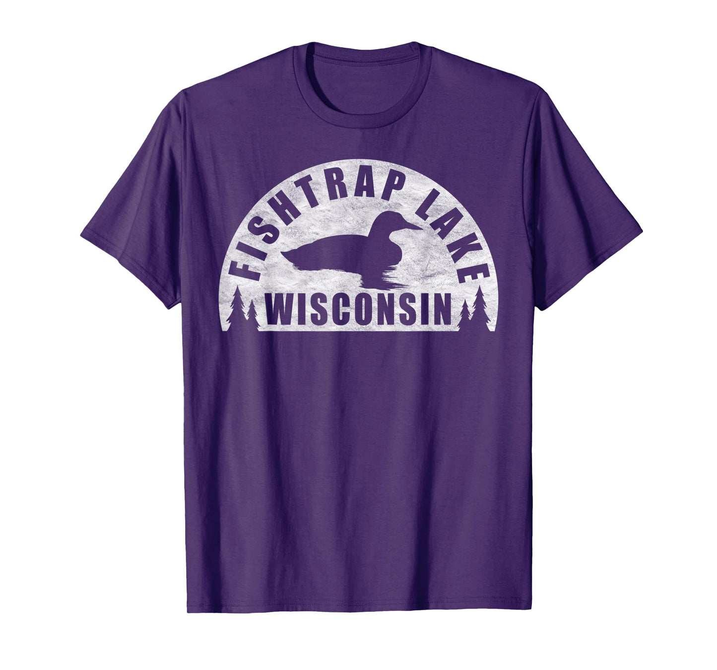 Fishtrap Lake Northern Wisconsin Loon T-Shirt