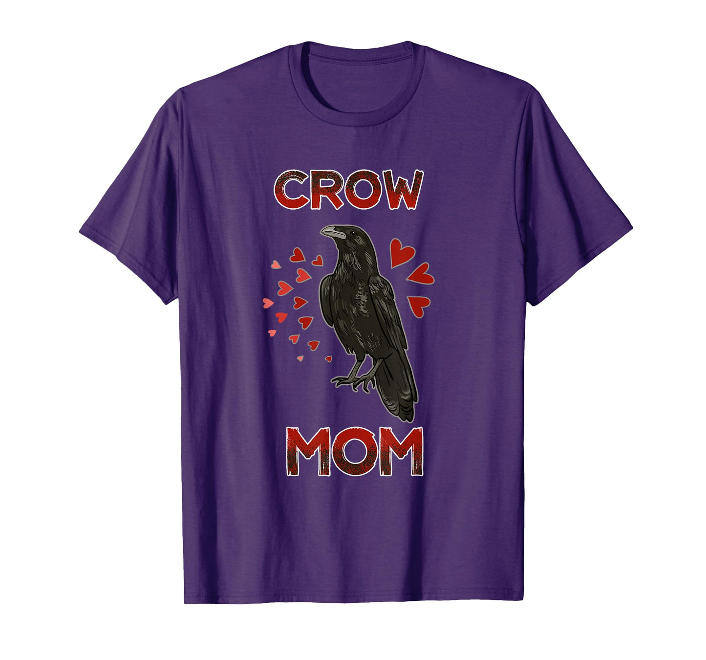 Funny Crow Mom Illustration Bird Crow Lover Quote for Women T-Shirt