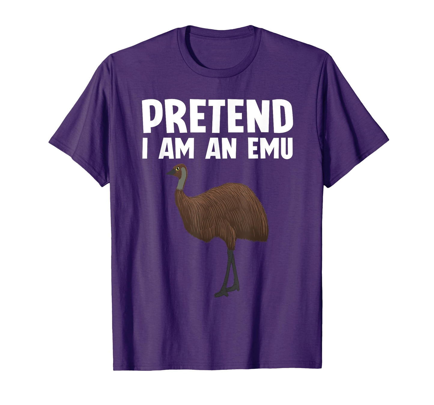 Emu Art For Men Women Bird Halloween Costume Emu Lover T-Shirt