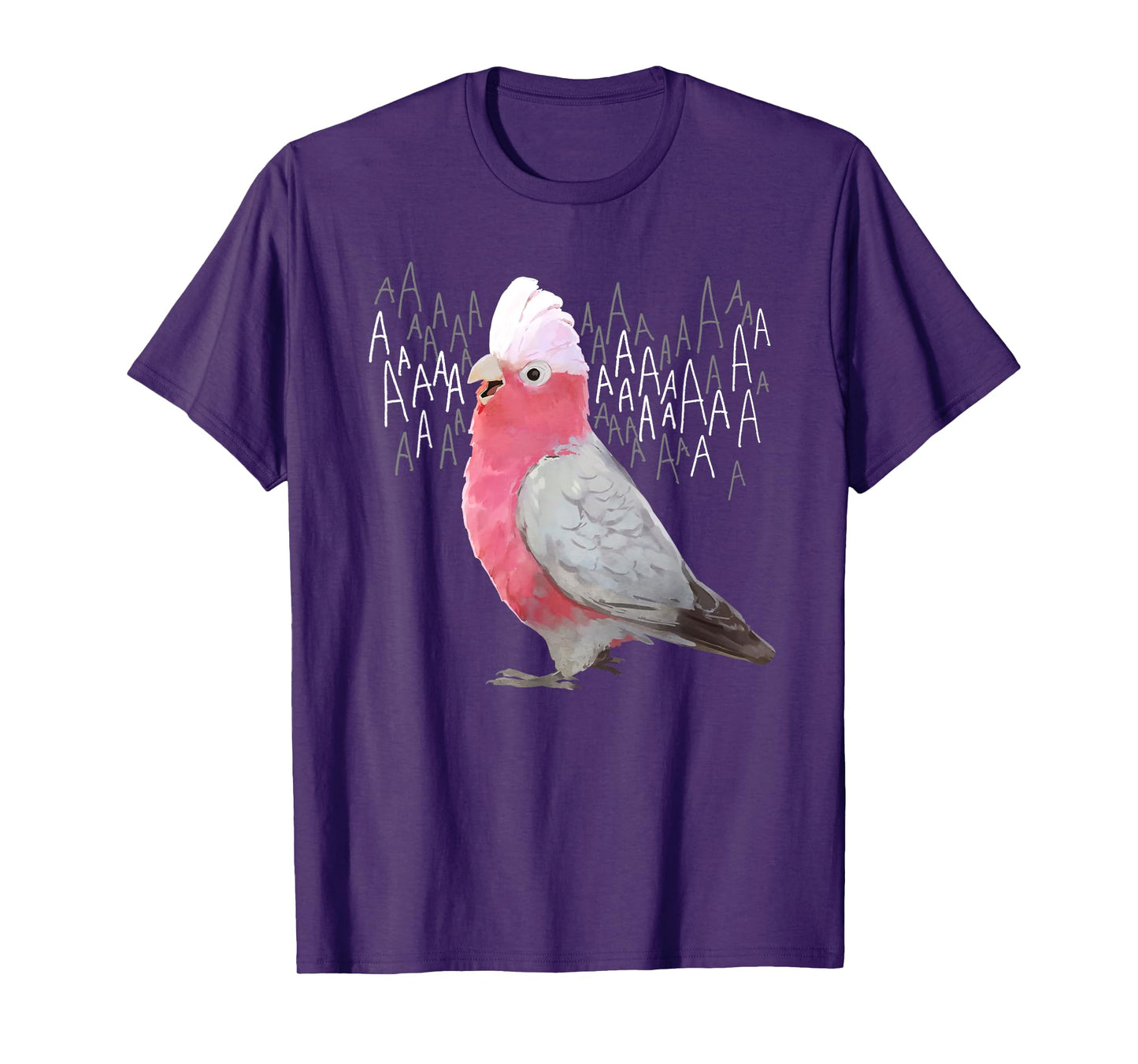 Screaming Galah Rose-Breasted Cockatoo T-Shirt