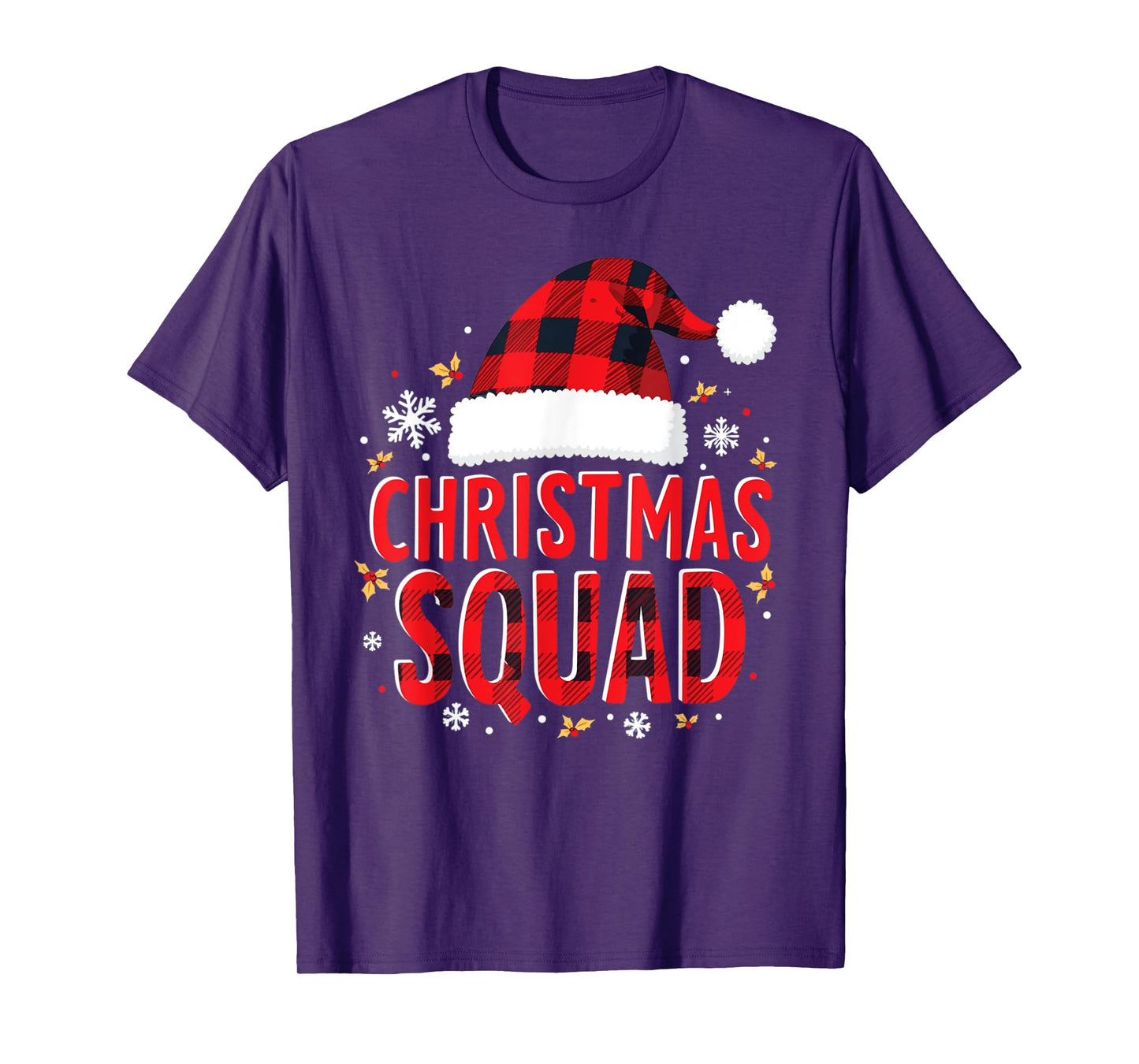 Christmas Squad Family Group Matching Christmas Pajama T-Shirt