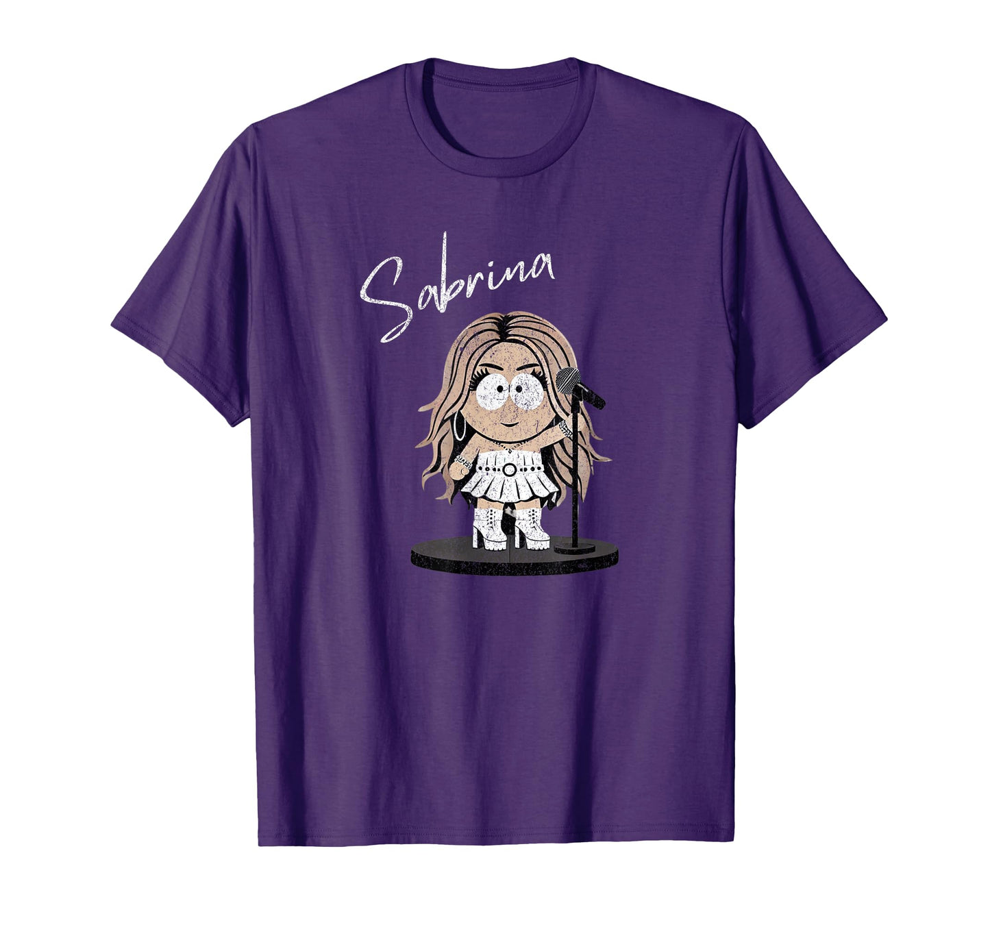 Girl Retro Sabrina First Name Groovy Beach T for Women T-Shirt
