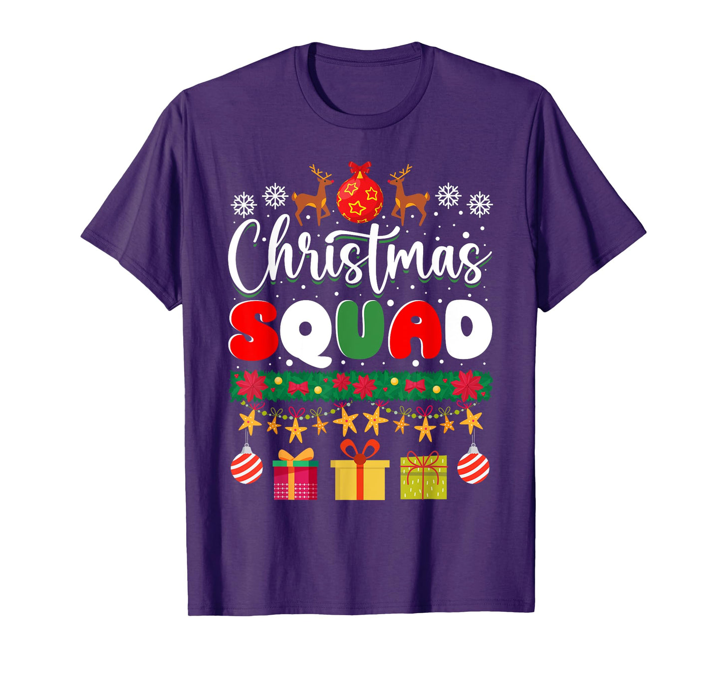 Christmas Squad Family Matching Group Christmas Xmas T-Shirt