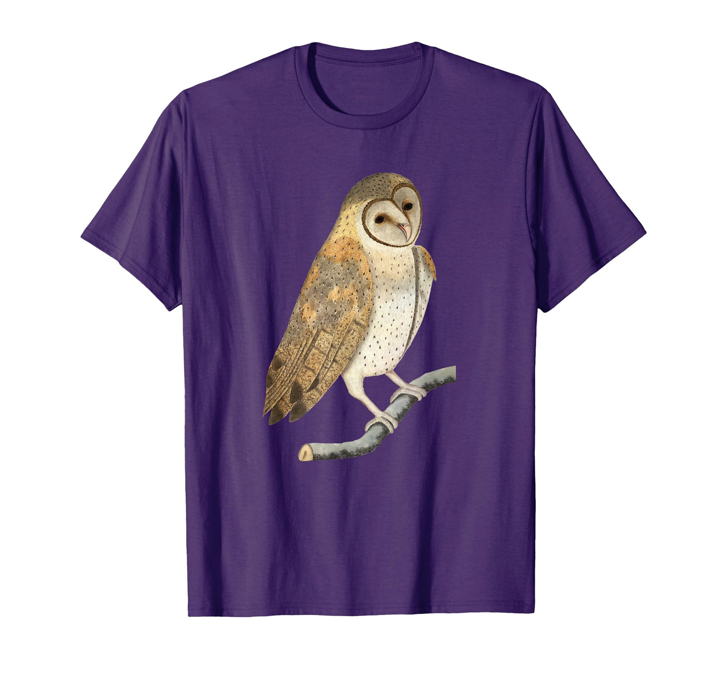 Barn Owl Wildlife Bird of Prey Vintage Graphic T-shirt