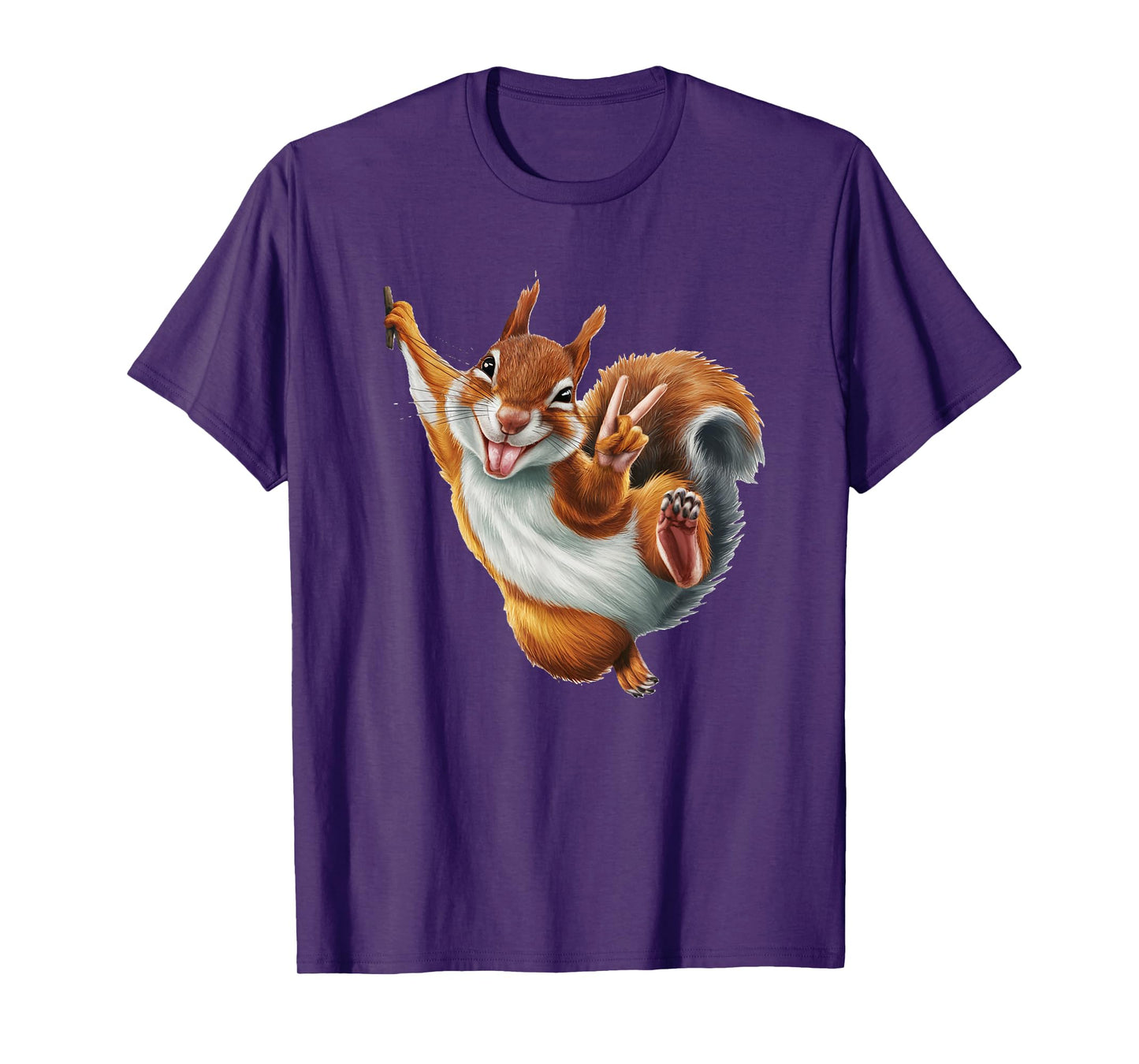 FUNNY SQUIRREL GIVING A PEACE SIGN. Makes me smile! SHAKA! T-Shirt