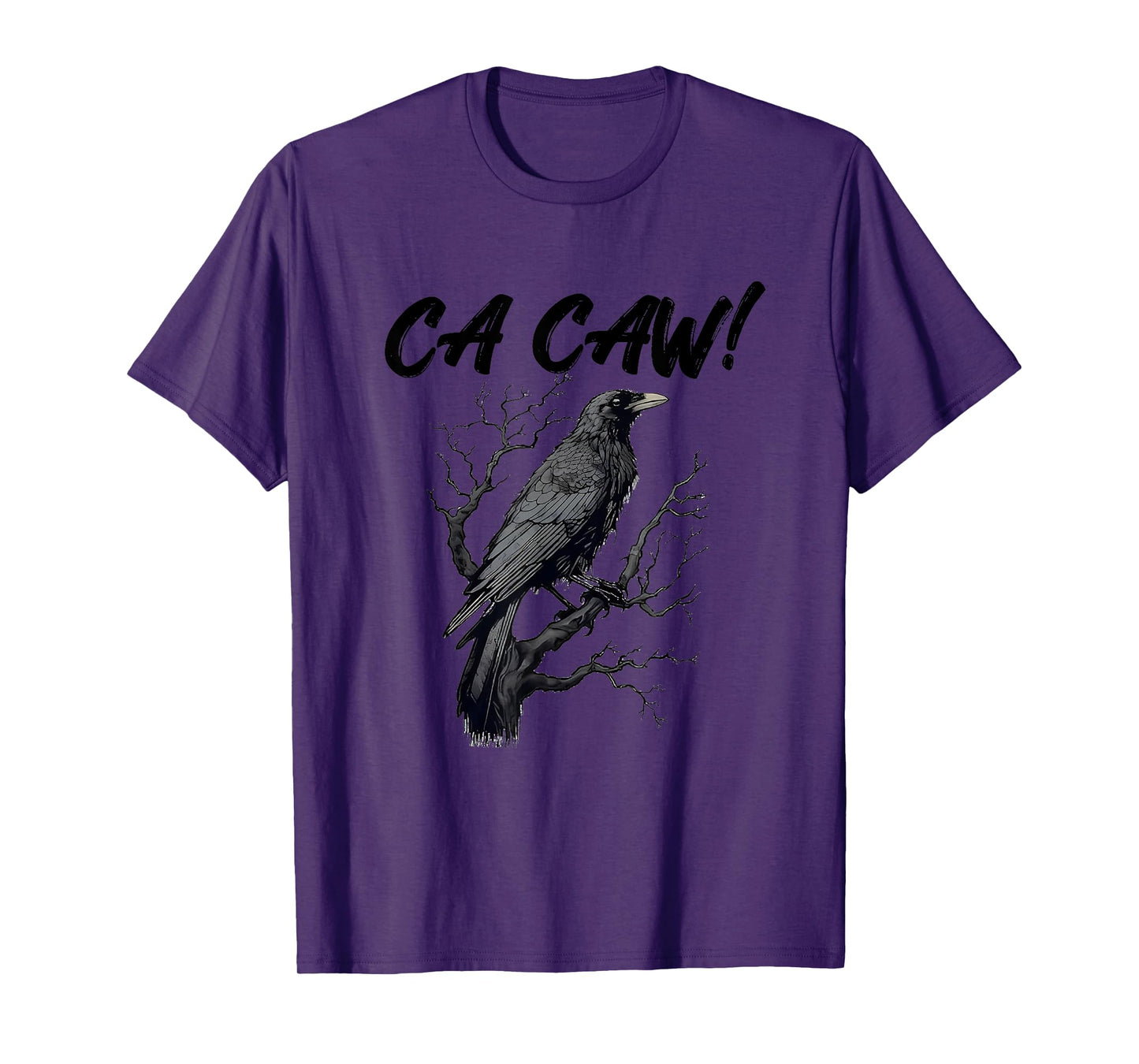 Funny Blackbird Crow Ca Caw Bird Watching Crow Lovers T-Shirt