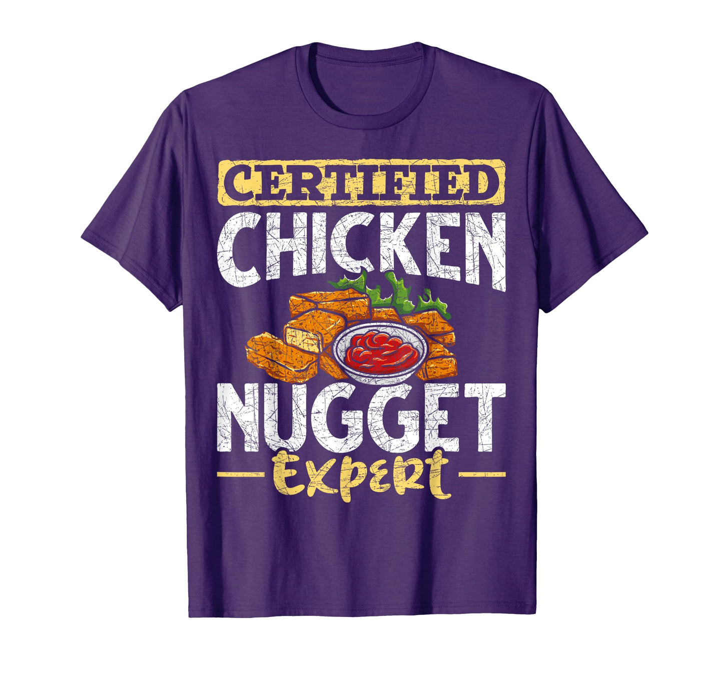Certified Chicken Nugget Expert Funny Chicken Nugget T-Shirt