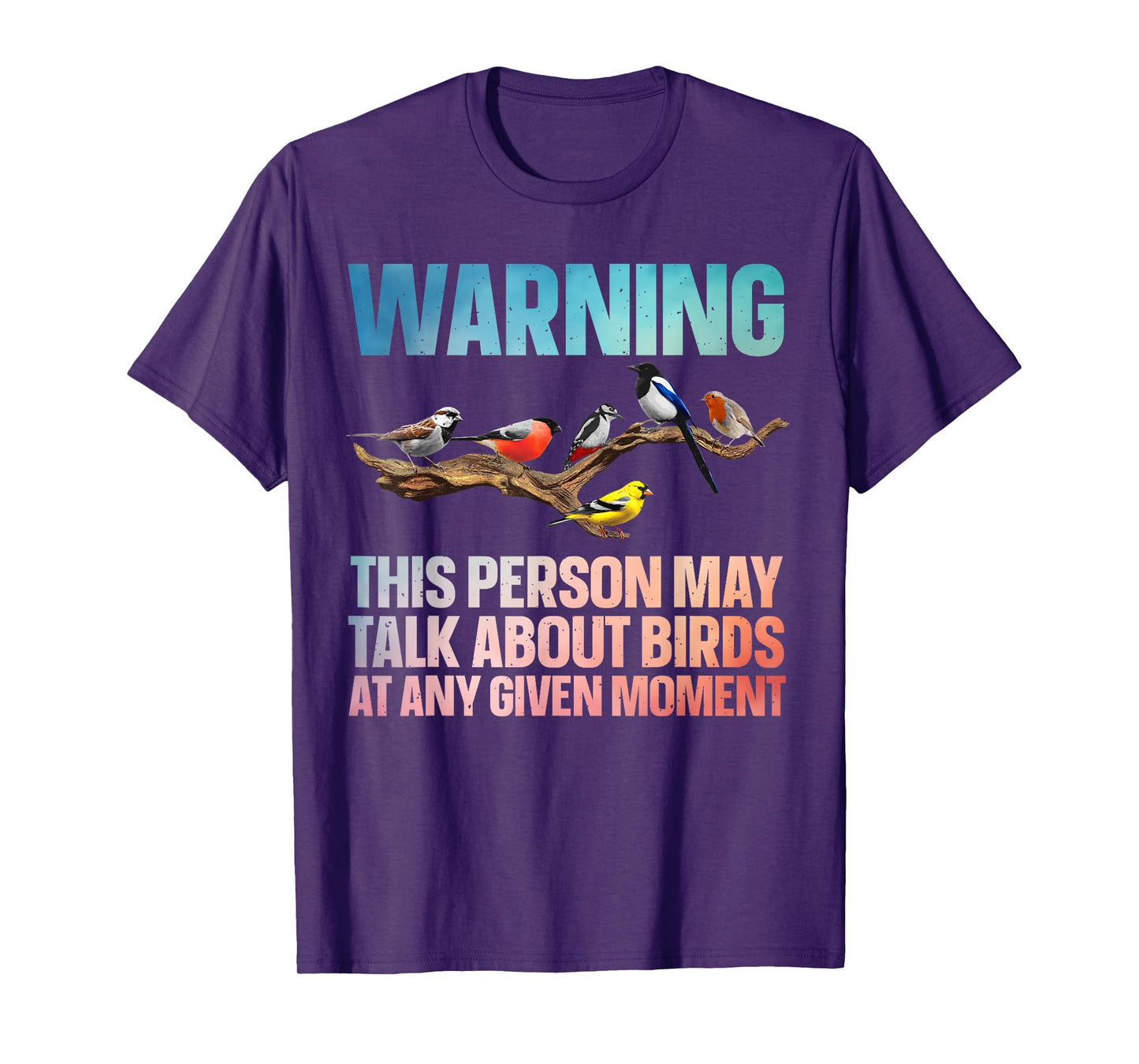 Funny Bird Watching Art For Men Women Bird Watcher Birding T-Shirt