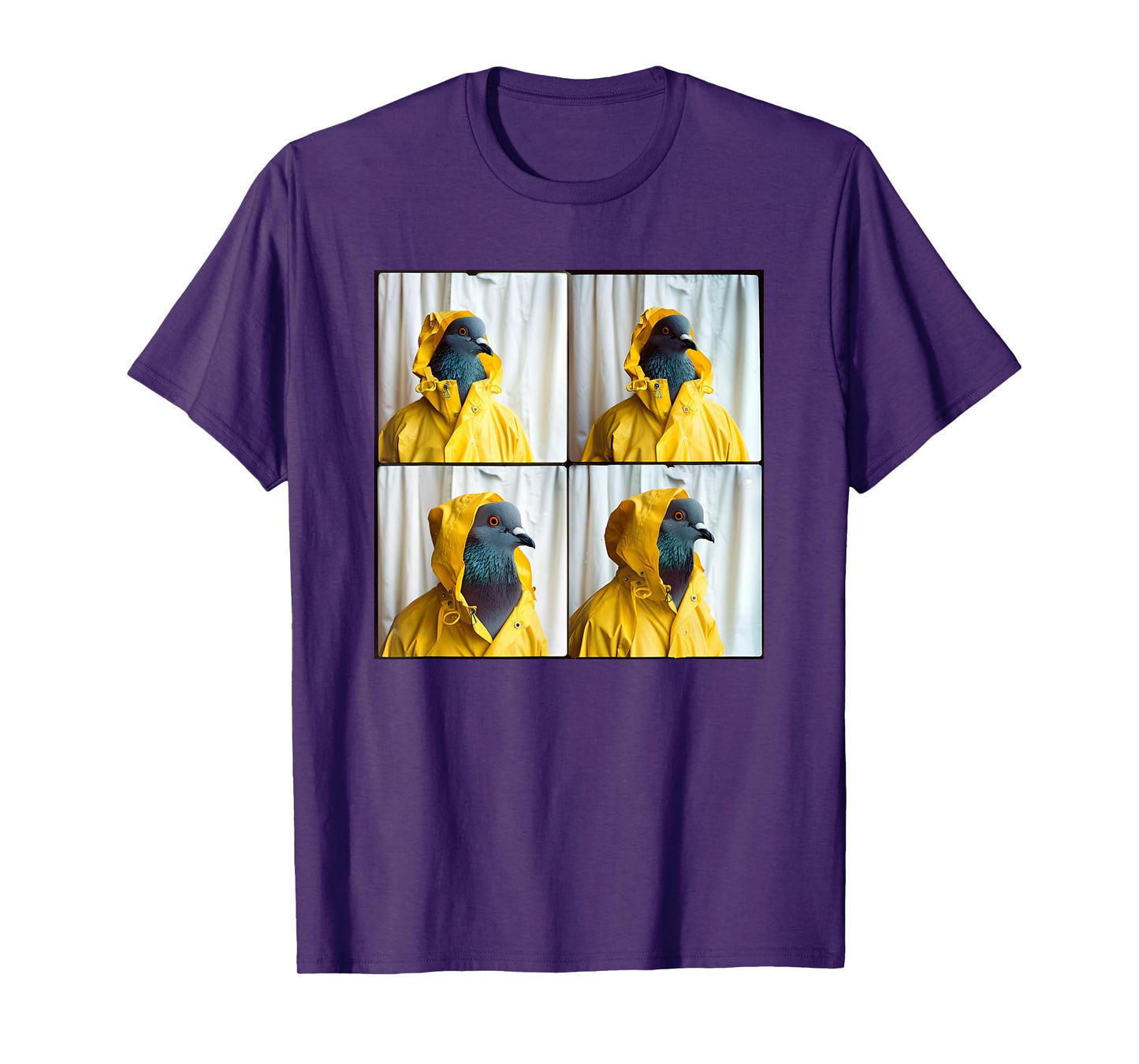 Funny Pigeon Photobooth Weird Animal Pigeon Fancier T-Shirt