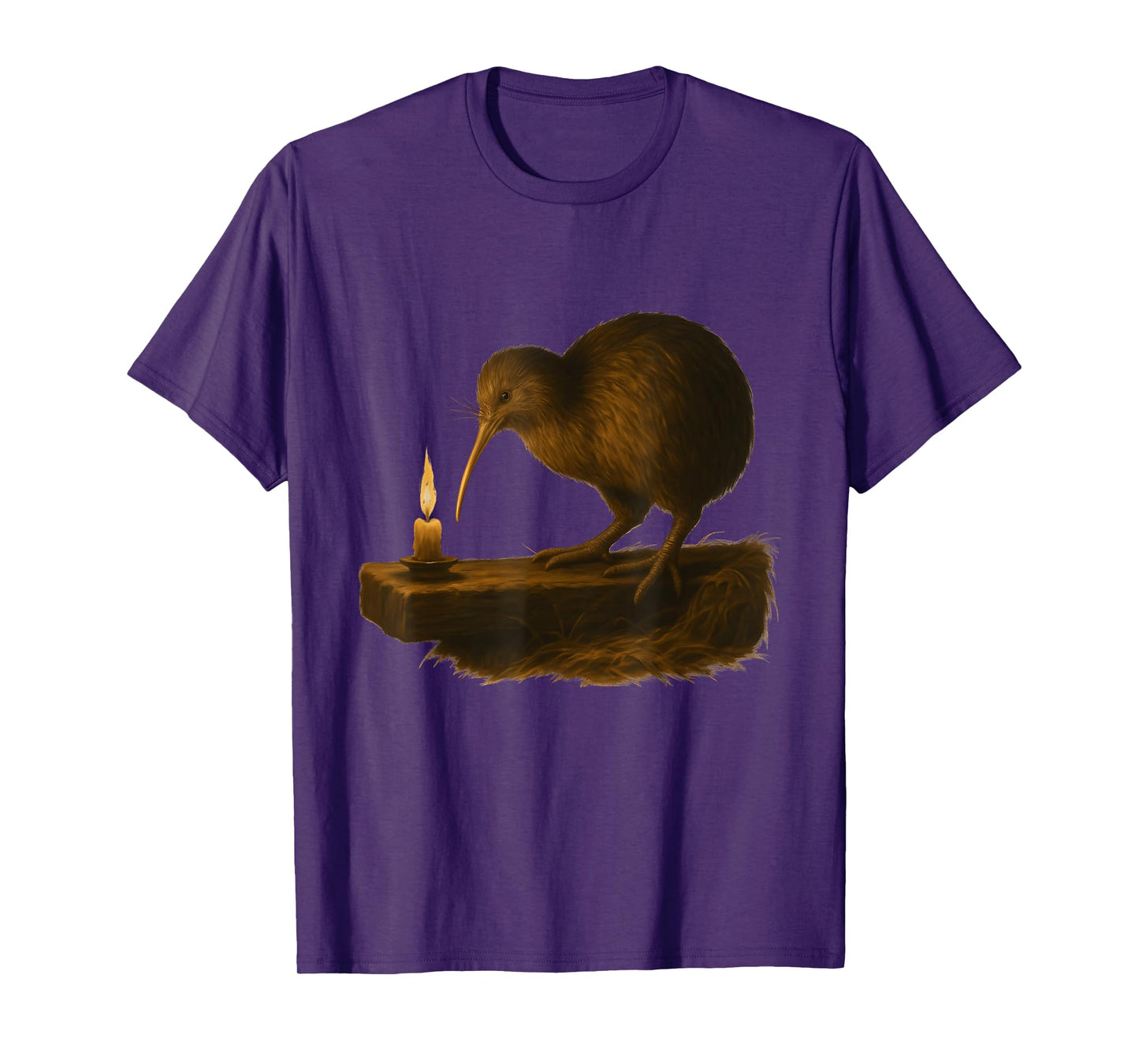 Candlelit Kiwi Night Painting T-Shirt