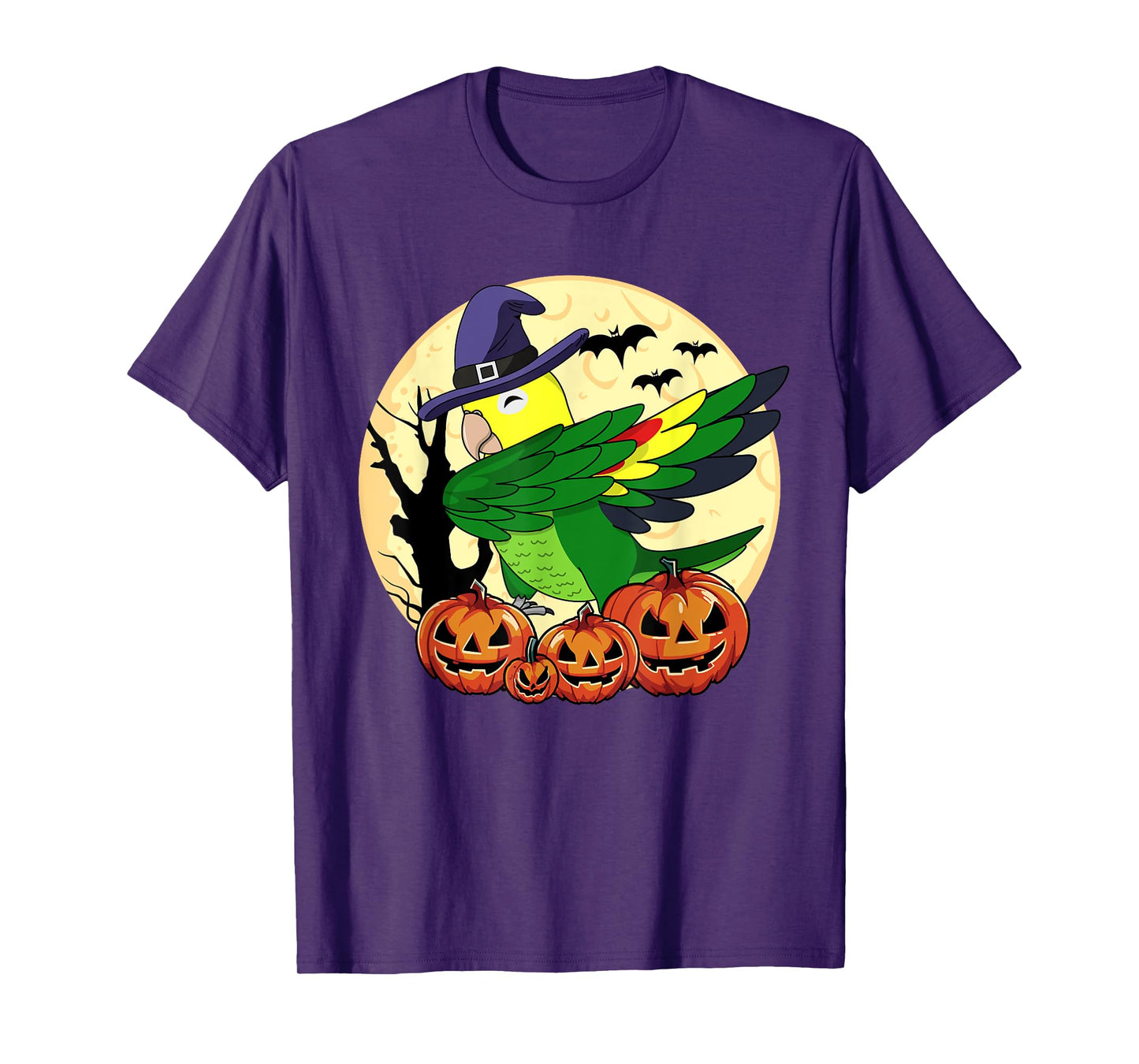 Dabbing Halloween Parrot I Double Yellow-headed Amazon T-Shirt