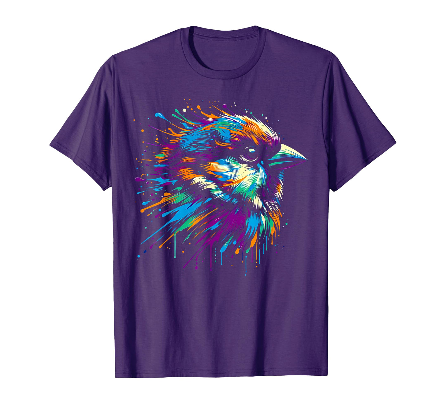 Sparrow Minimalist and Vibrant Style Birthday Christmas T-Shirt