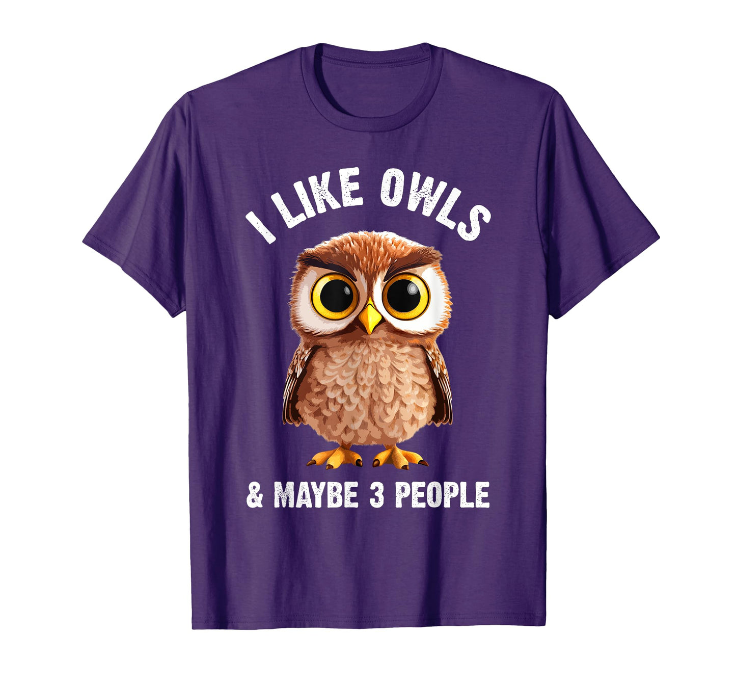 Cool Owl Design For Men Women Kids Bird Zookeeper Owl Lover T-Shirt