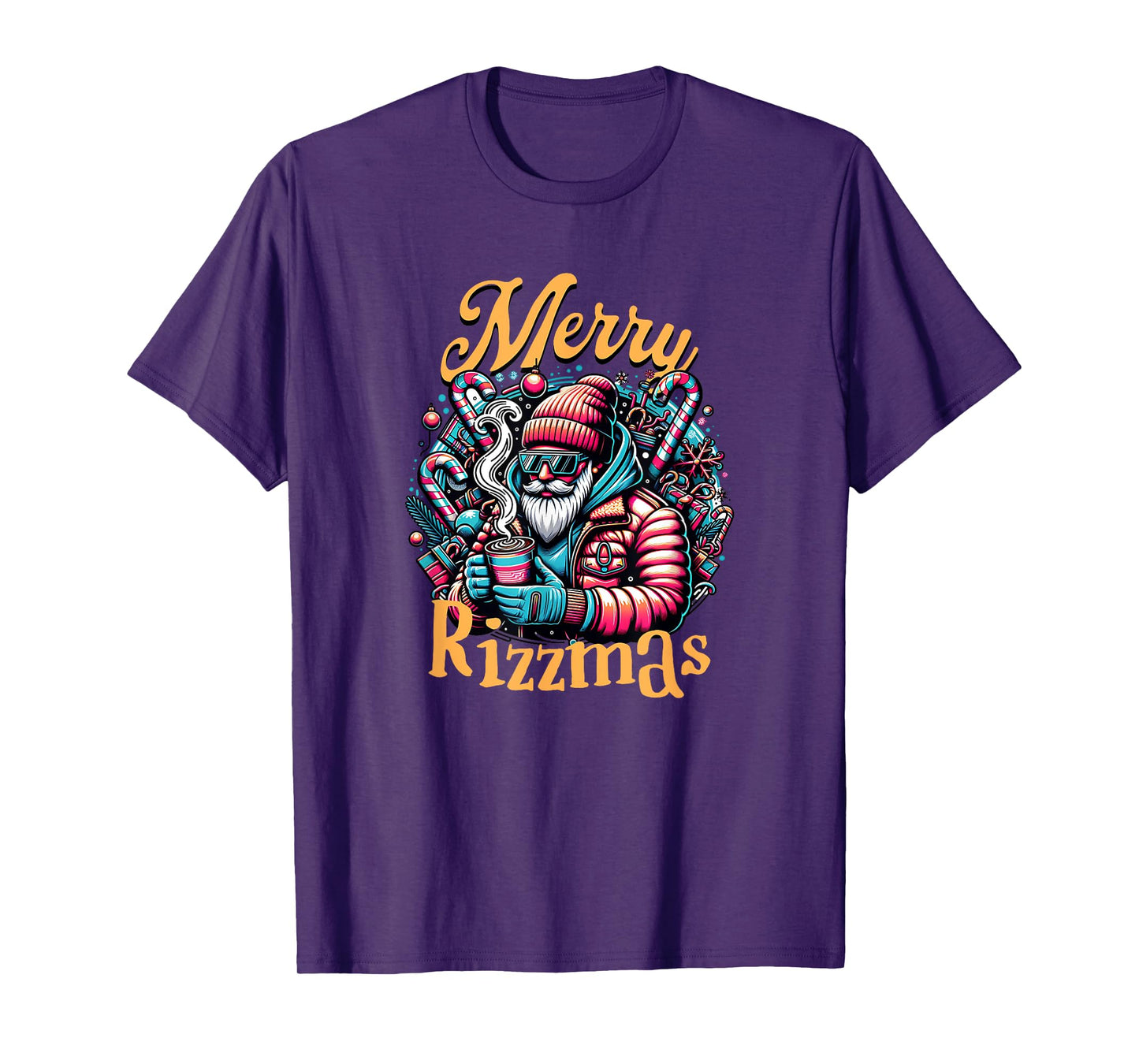 Merry Rizzmas, viral influencer skibidi christams brain rot T-Shirt
