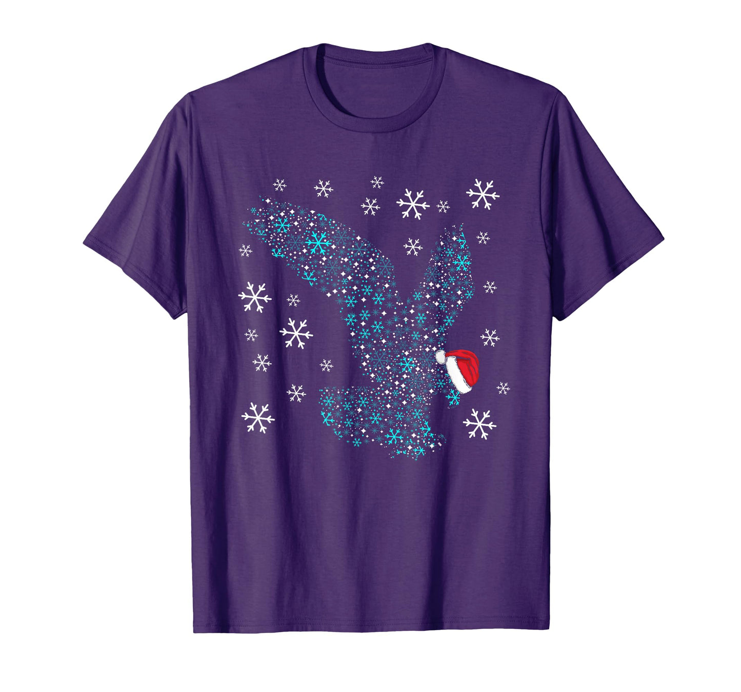 Funny Eagles Christmas Costume Eagle Santa XMAS Humor T-Shirt