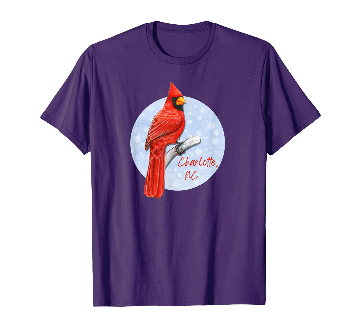 Charlotte Pride Red Cardinal Birder, Birdwatching T-Shirt