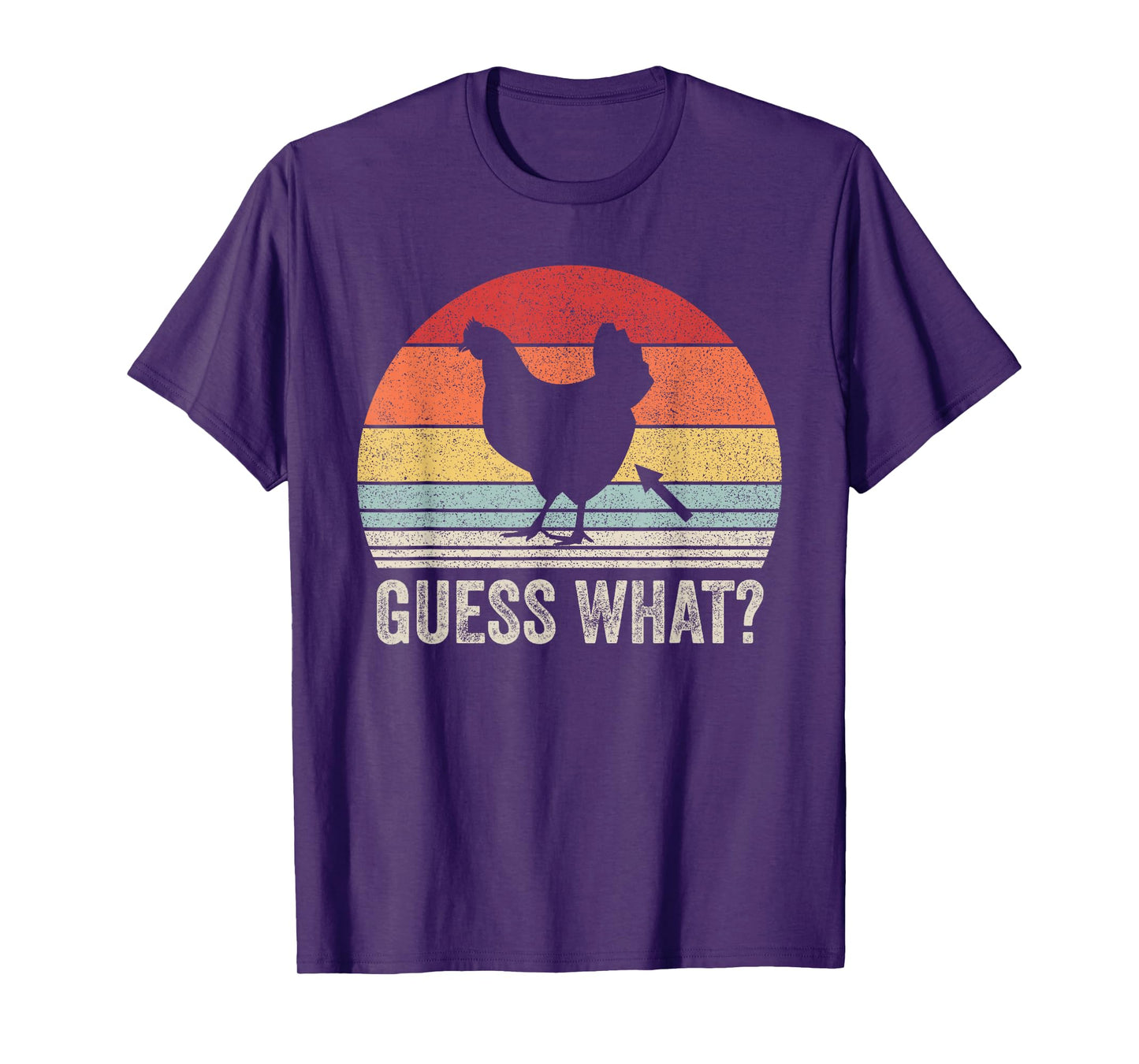 Vintage Retro Guess What? Chicken Butt! Funny Chicken Farm T-Shirt