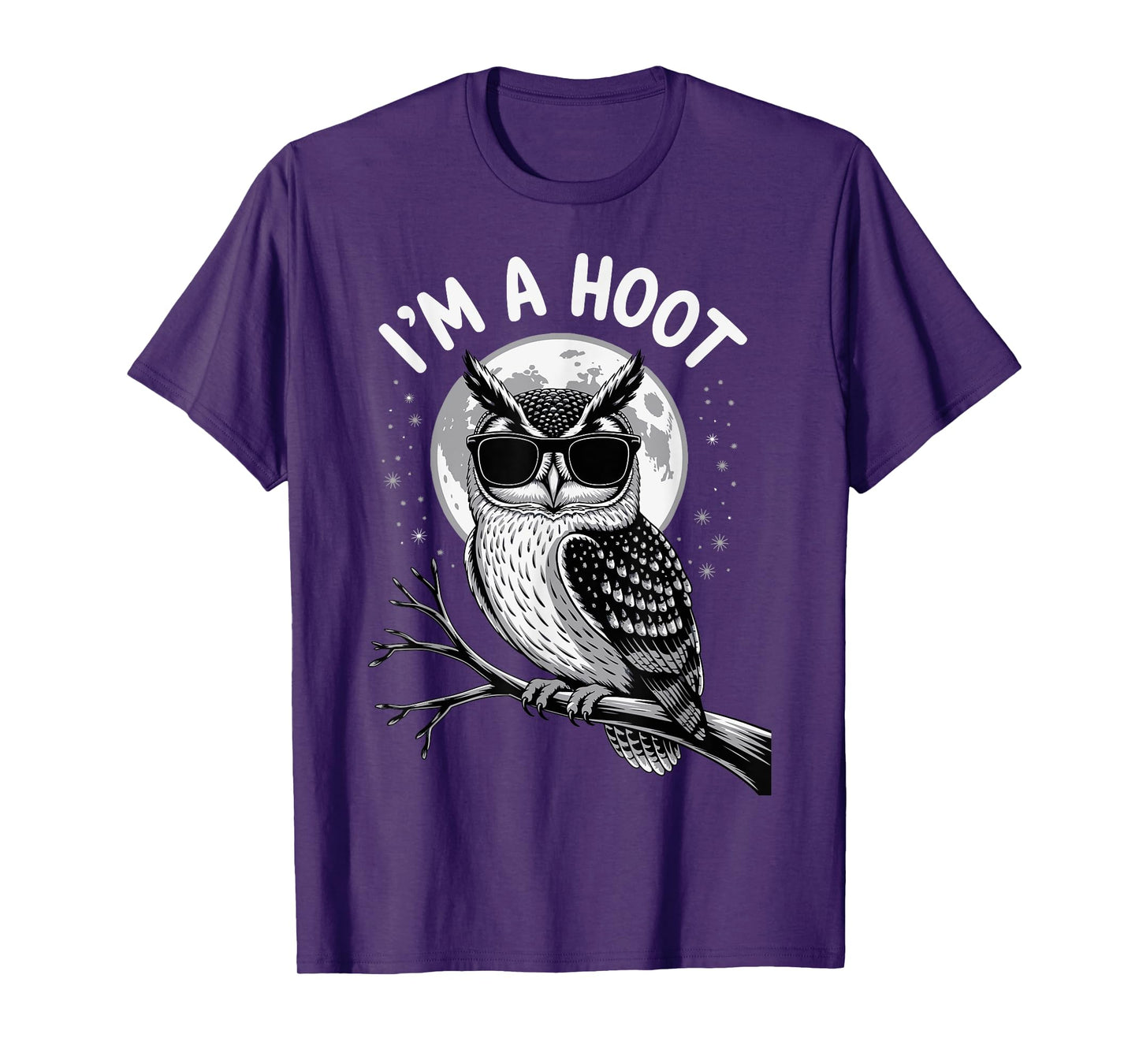 Funny I´m a Hoot Owl Bird Lover Sarcastic Owl Design T-Shirt