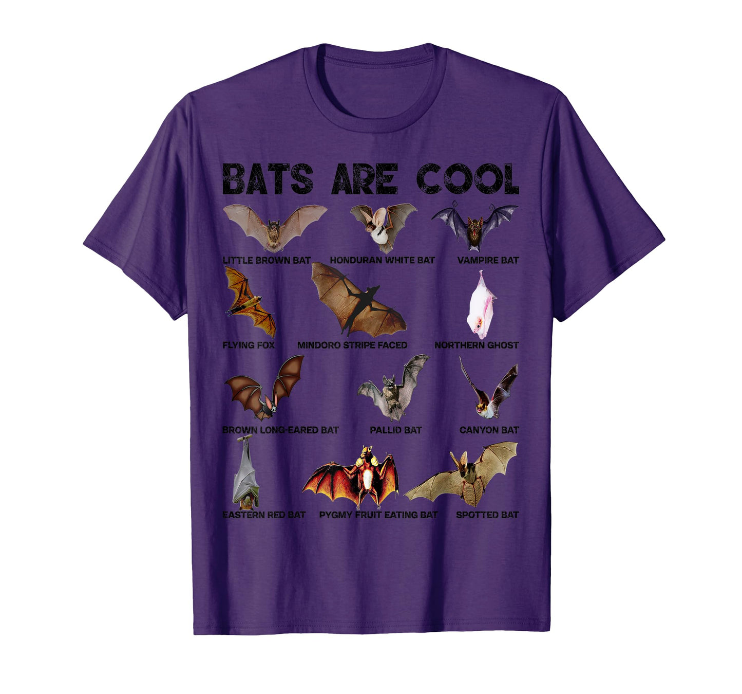Bats are cool Great Lovely Bat kinds shirts for men women T-Shirt