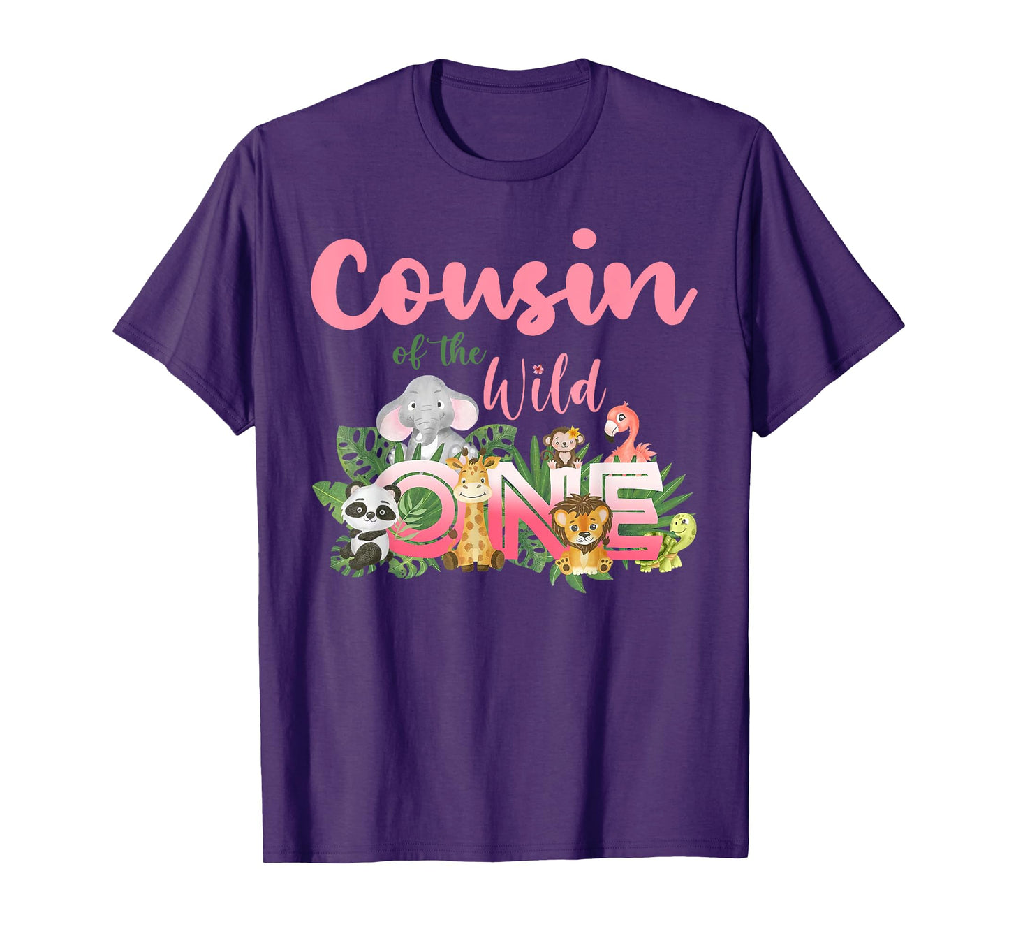 Cousin Of The Wild One Birthday 1st Safari Jungle Family T-Shirt