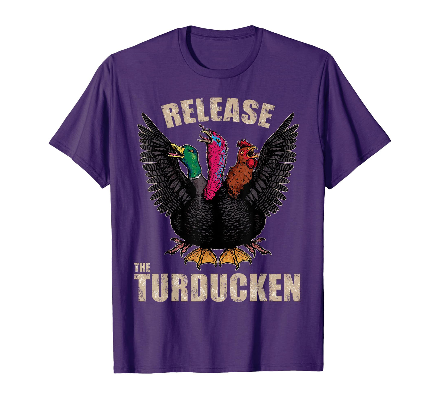 Thanksgiving Day Turkey Turducken Kaiju Monster Ugly Sweater T-Shirt