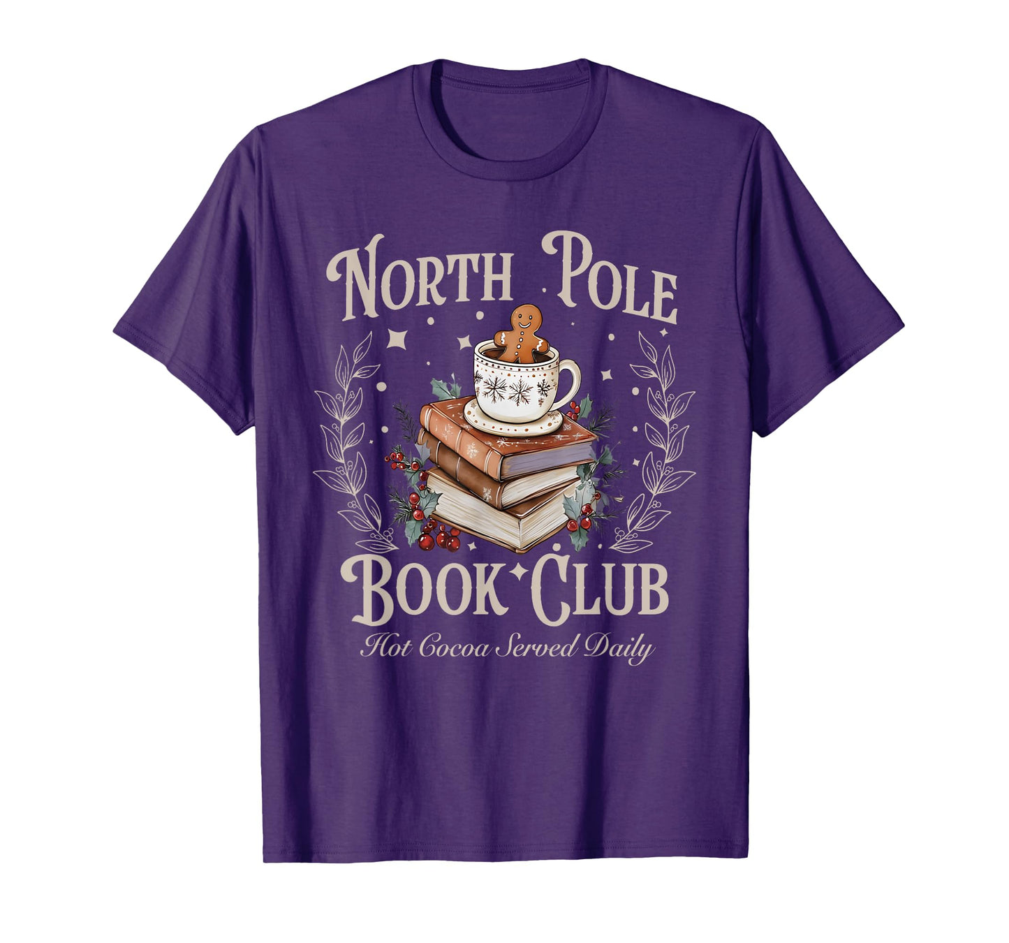 All Booked for Christmas Coquette Xmas Book Club Book Lovers T-Shirt