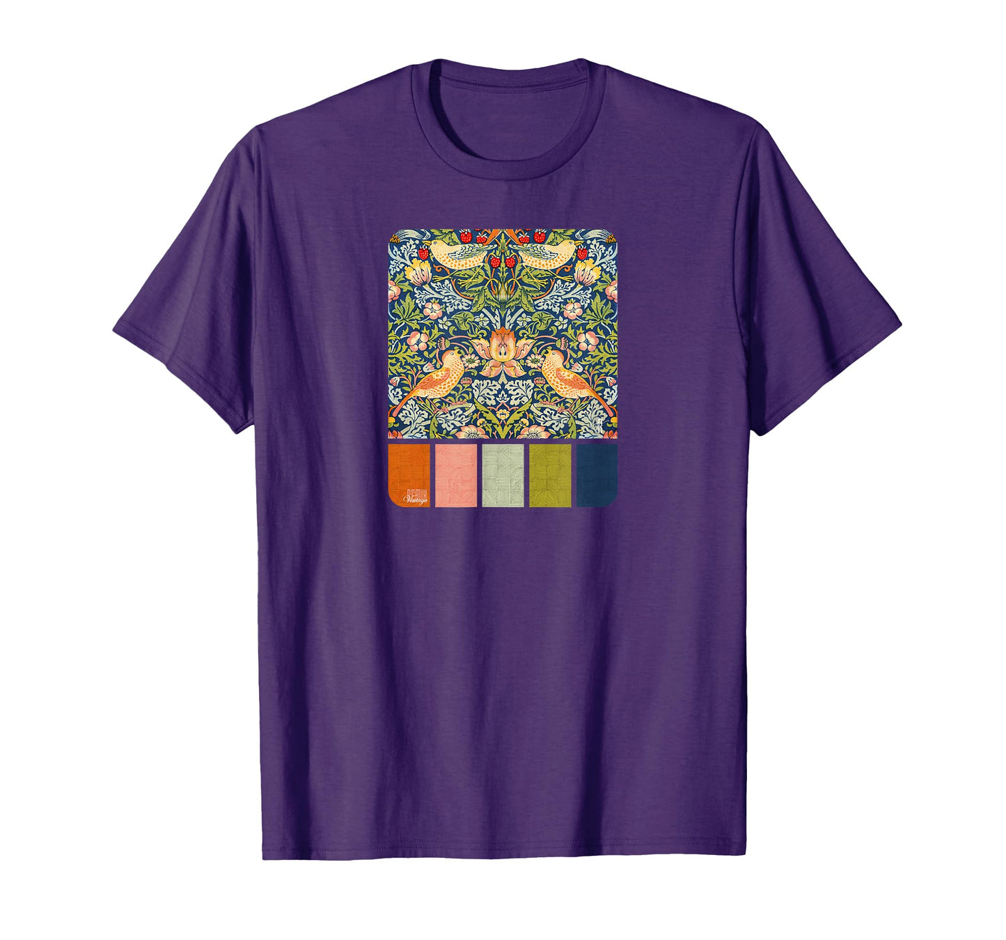 Color Swatch Collection No.2, Bird Lovers T-Shirt