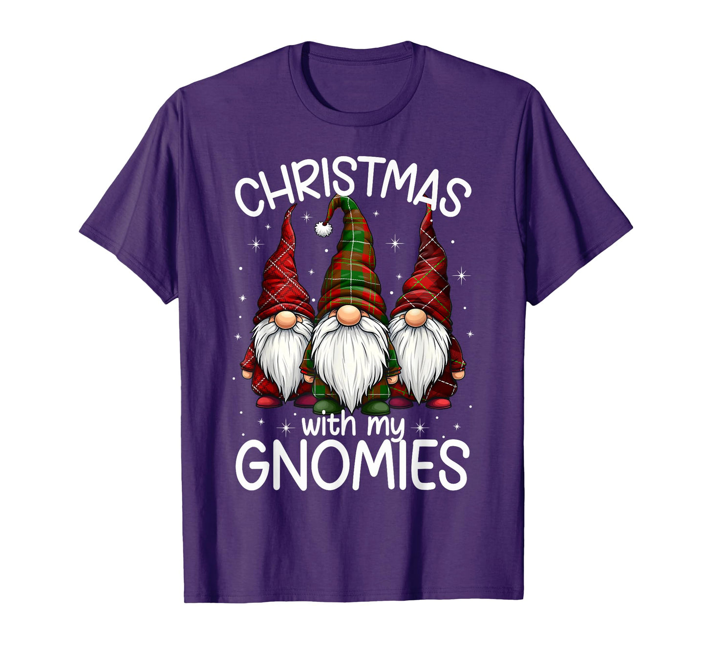 Christmas With My Gnomies Xmas Family Gnome Winter Holiday T-Shirt