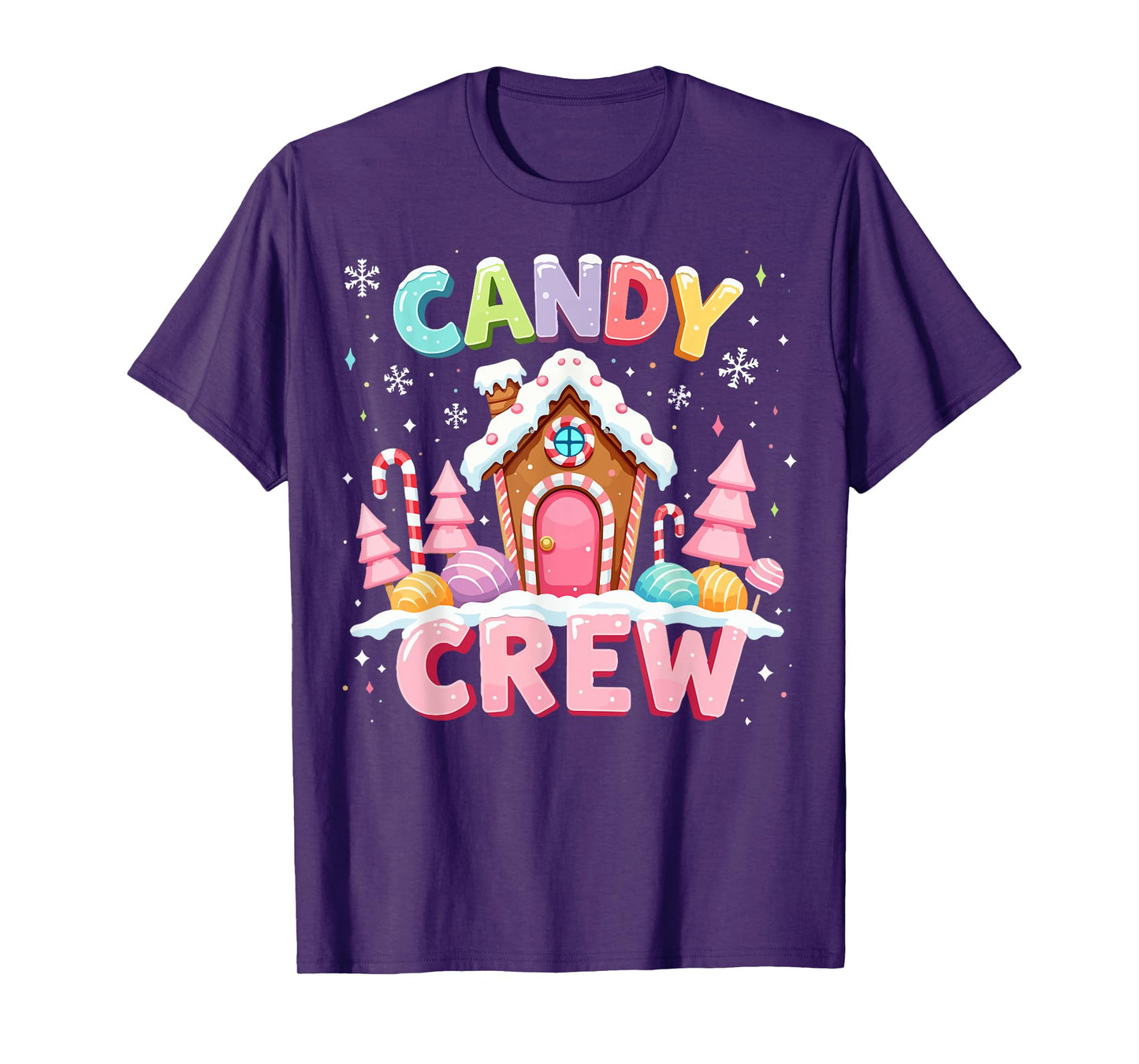 Candy Land Candy Crew Decorations Sweetie Candy Squad Xmas T-Shirt