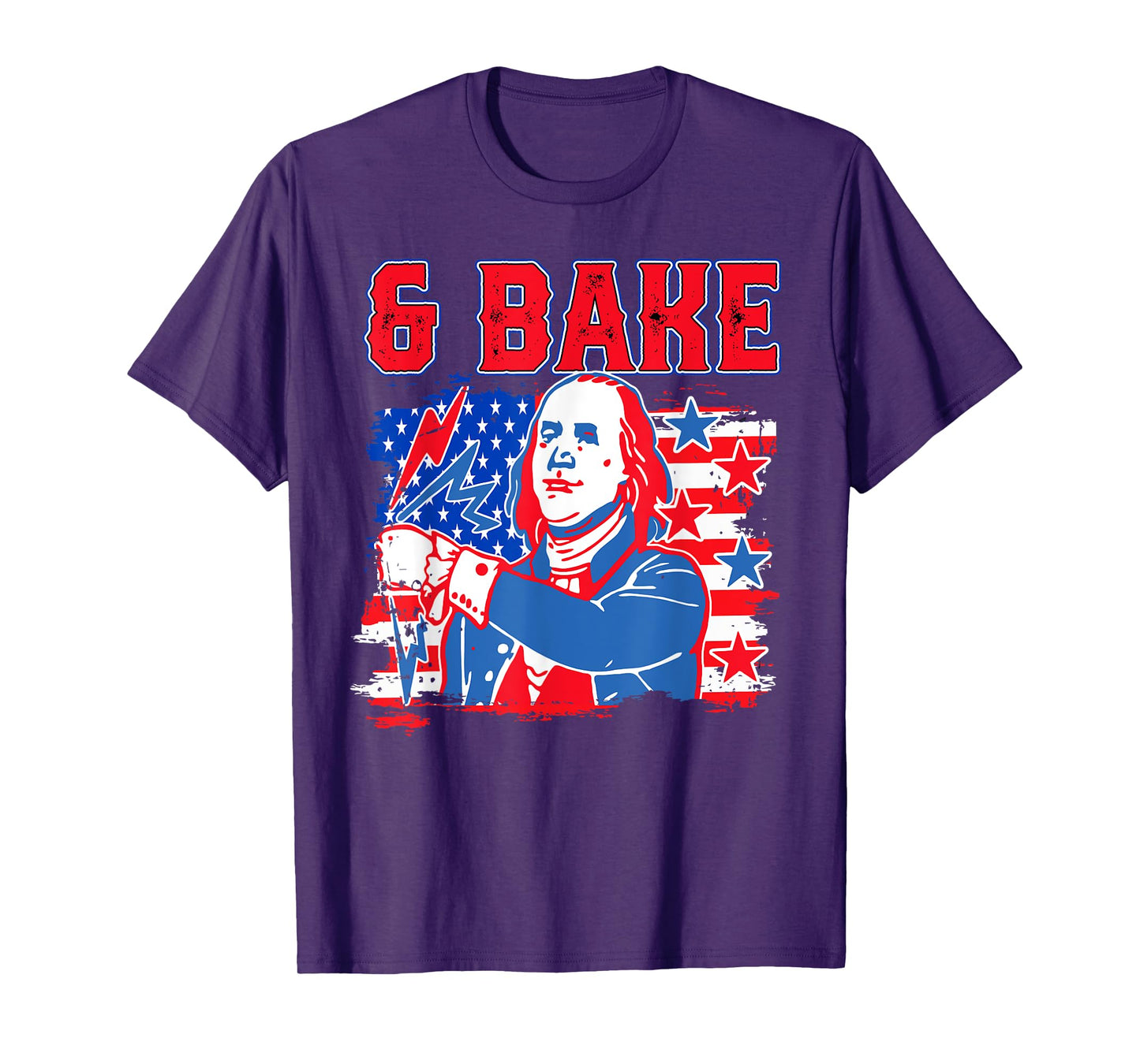 Shake & Bake 4th Of July George Washington Benjamin Franklin T-Shirt
