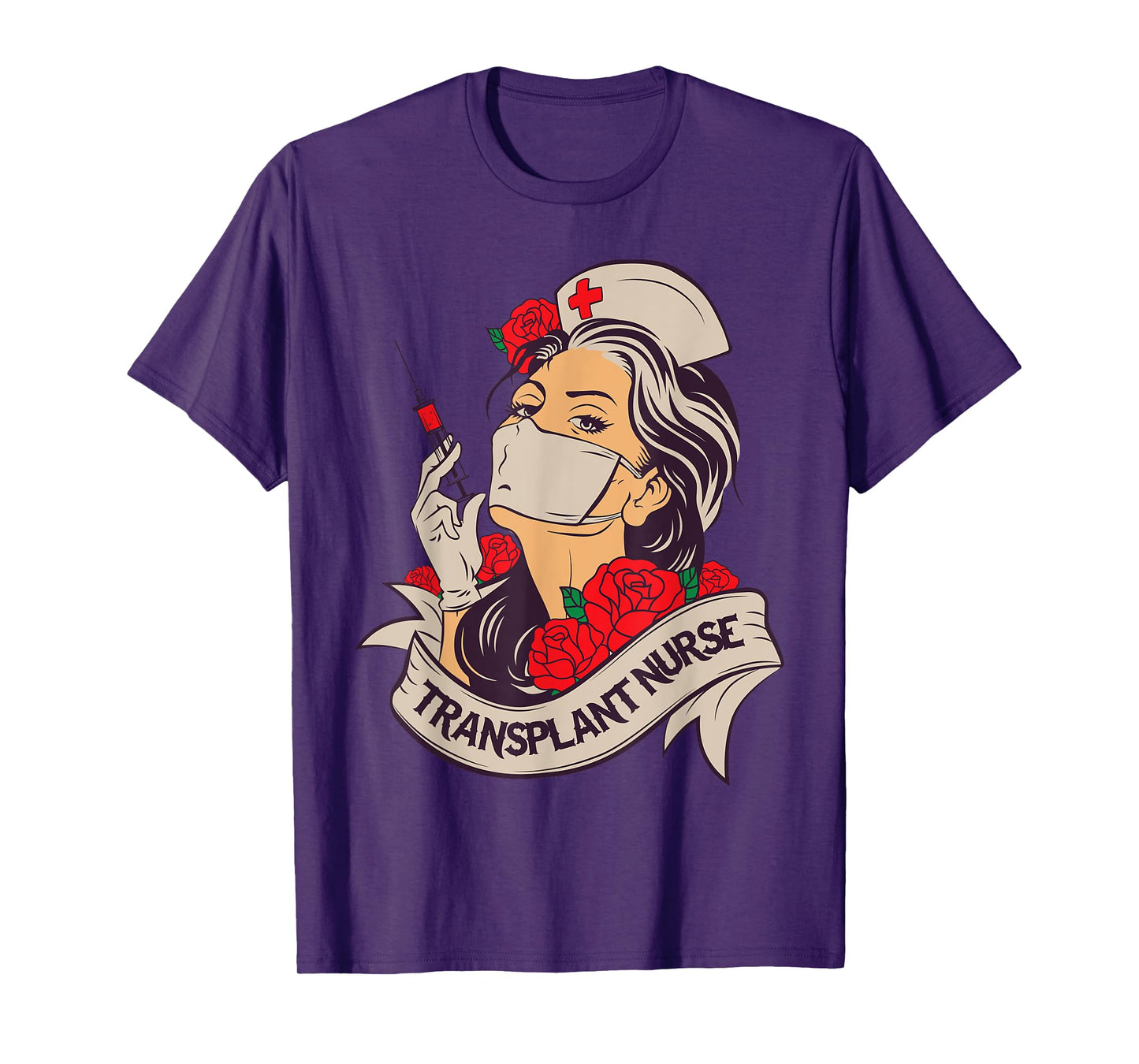 Transplant Nurse RN Funny Graphic for Nurse Practitioner T-Shirt