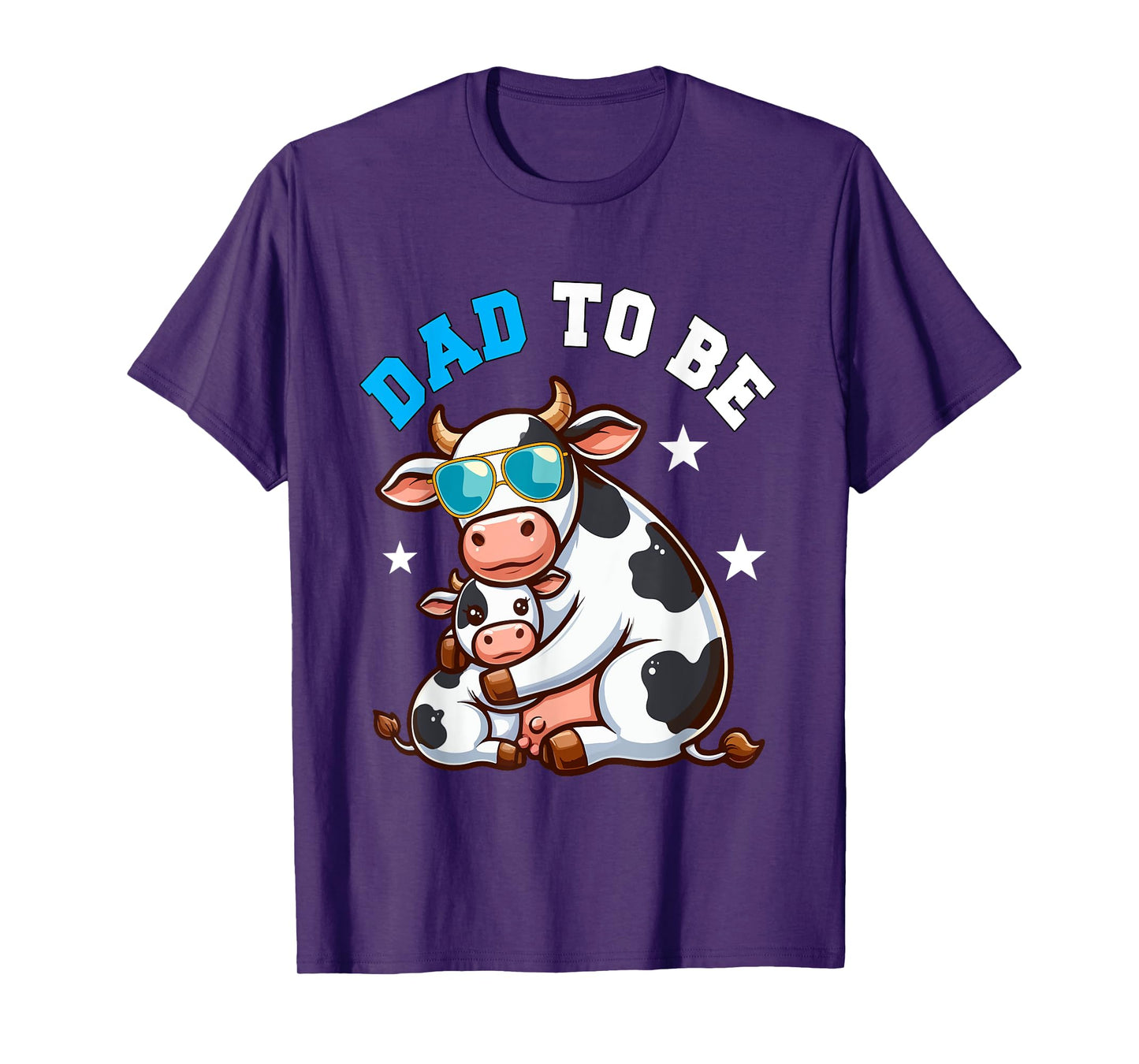 Dad To Be Costume Cows Pregnancy Announcement Family T-Shirt