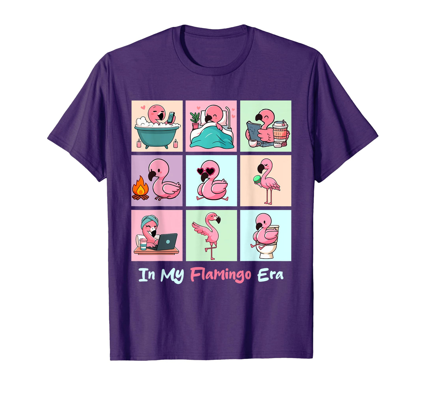 In My Flamingo Era Funny Flamingos Activities Lover Girl T-Shirt