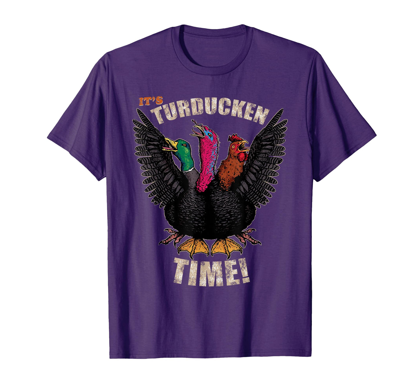Thanksgiving Day Turkey Turducken Kaiju Monster Ugly Sweater T-Shirt