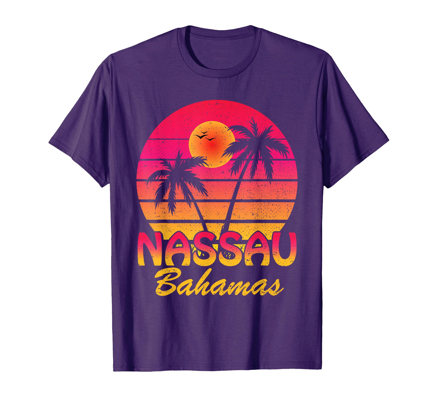 Nassau Bahamas Beach Retro Summer Vibes Family Vacation T-Shirt