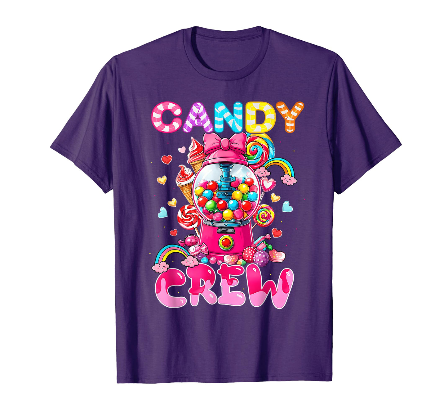 Candy Crew Squad Merry Christmas Boy Girl Kid Matching Xmas T-Shirt