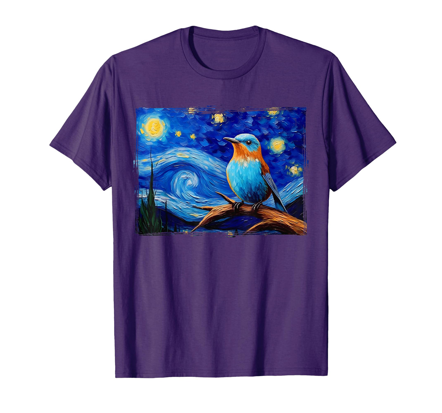 Patience Bluebird of Happiness Blue Bird Eastern Bluebird T-Shirt