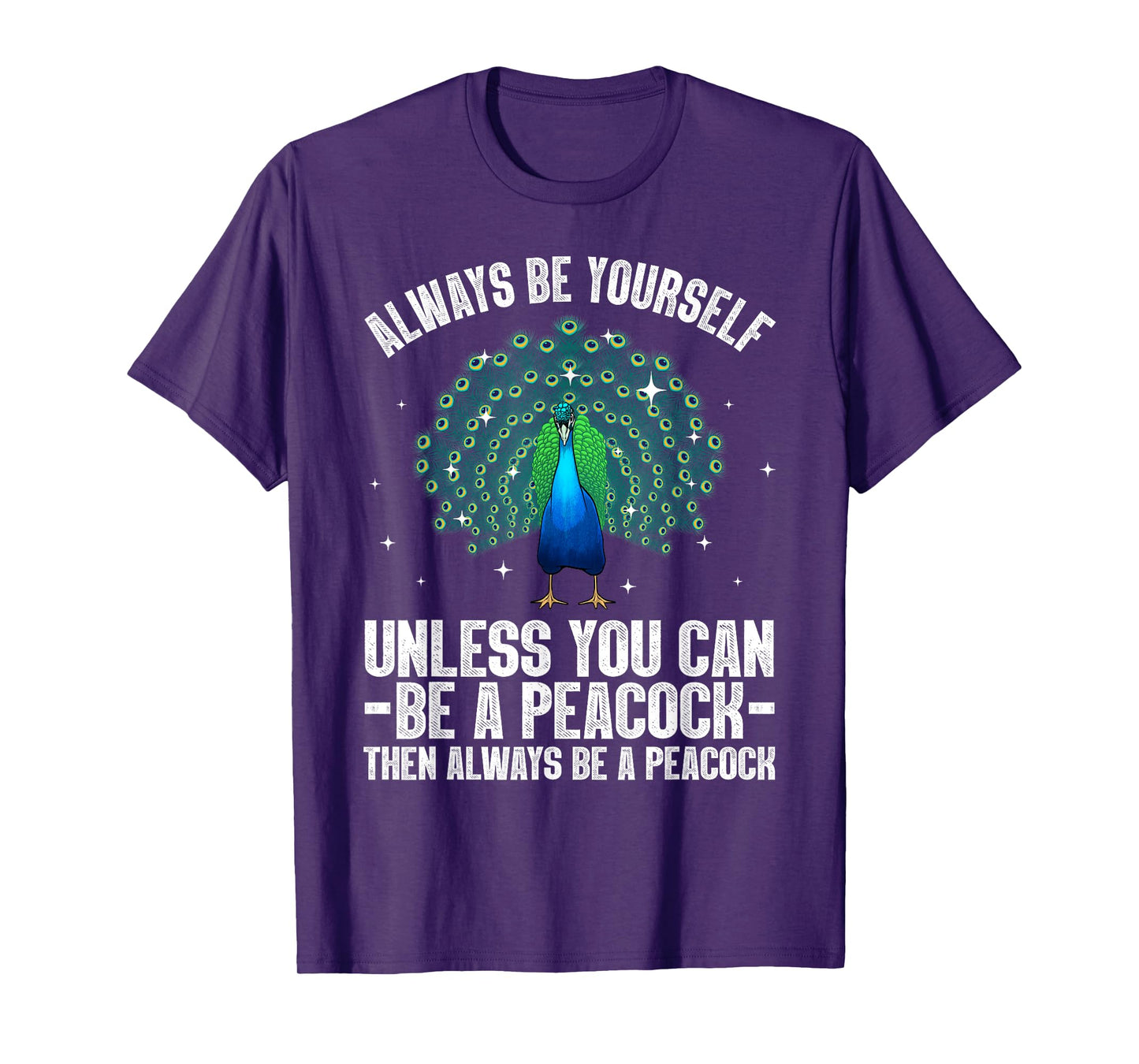 Cool Peacock Design For Men Women Kids Bird Peacock Lovers T-Shirt